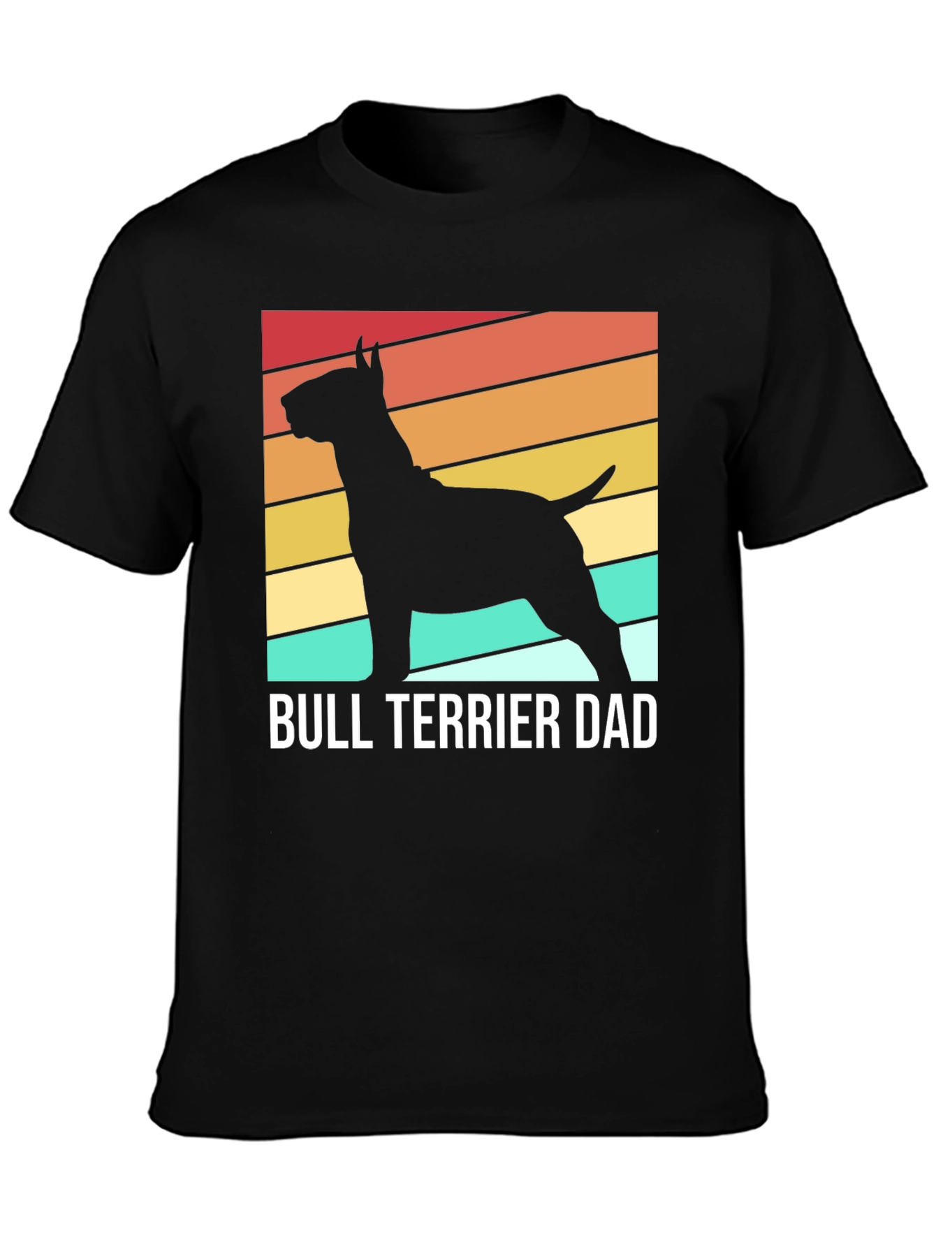 Bull Terrier Dad Graphic Tee