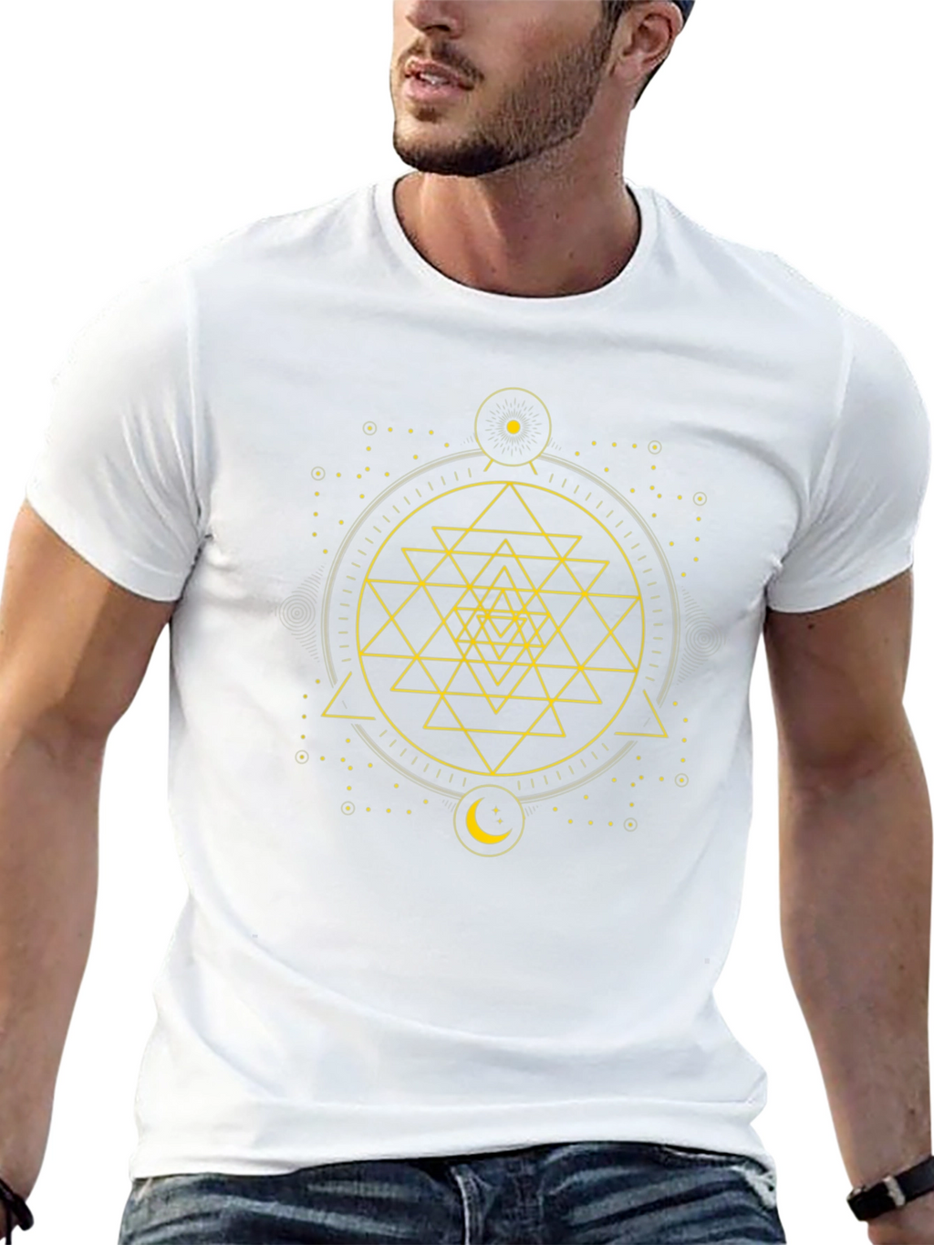 Geometric Sacred Symbol T-Shirt