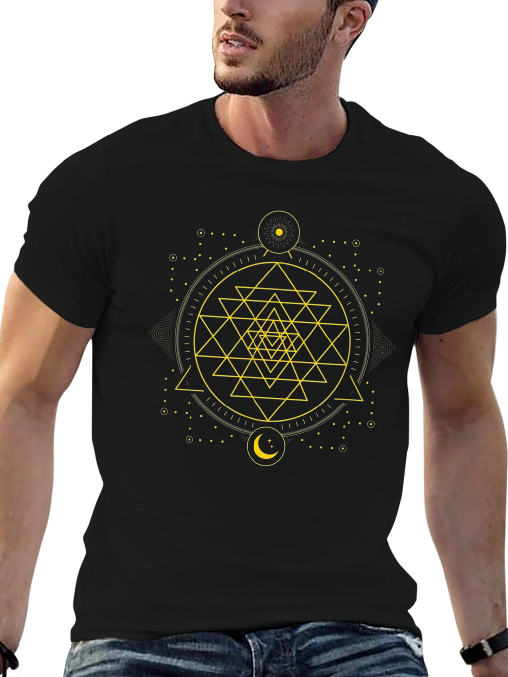 Geometric Sacred Symbol T-Shirt