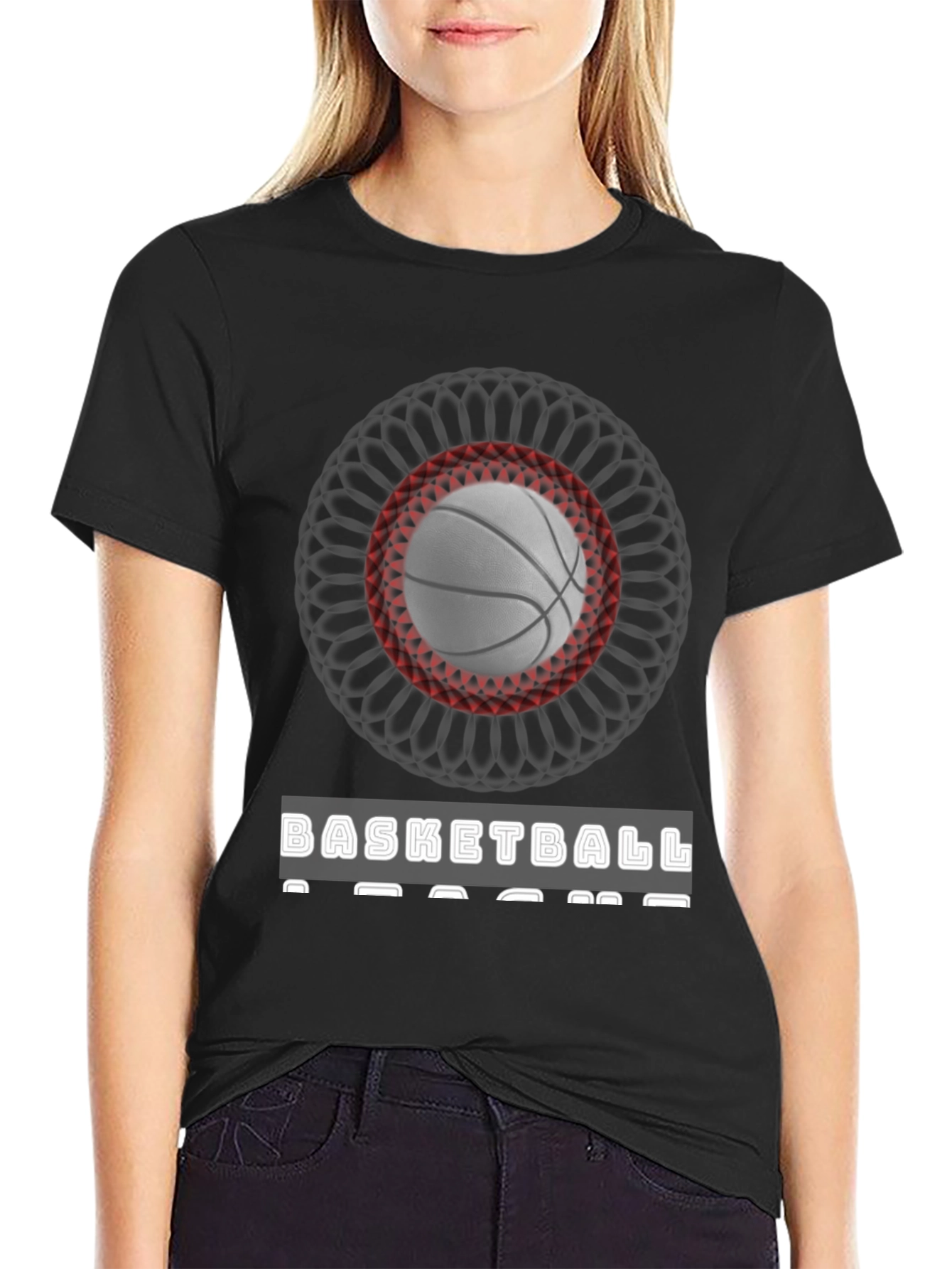 Basketball Design Graphic T-Shirt