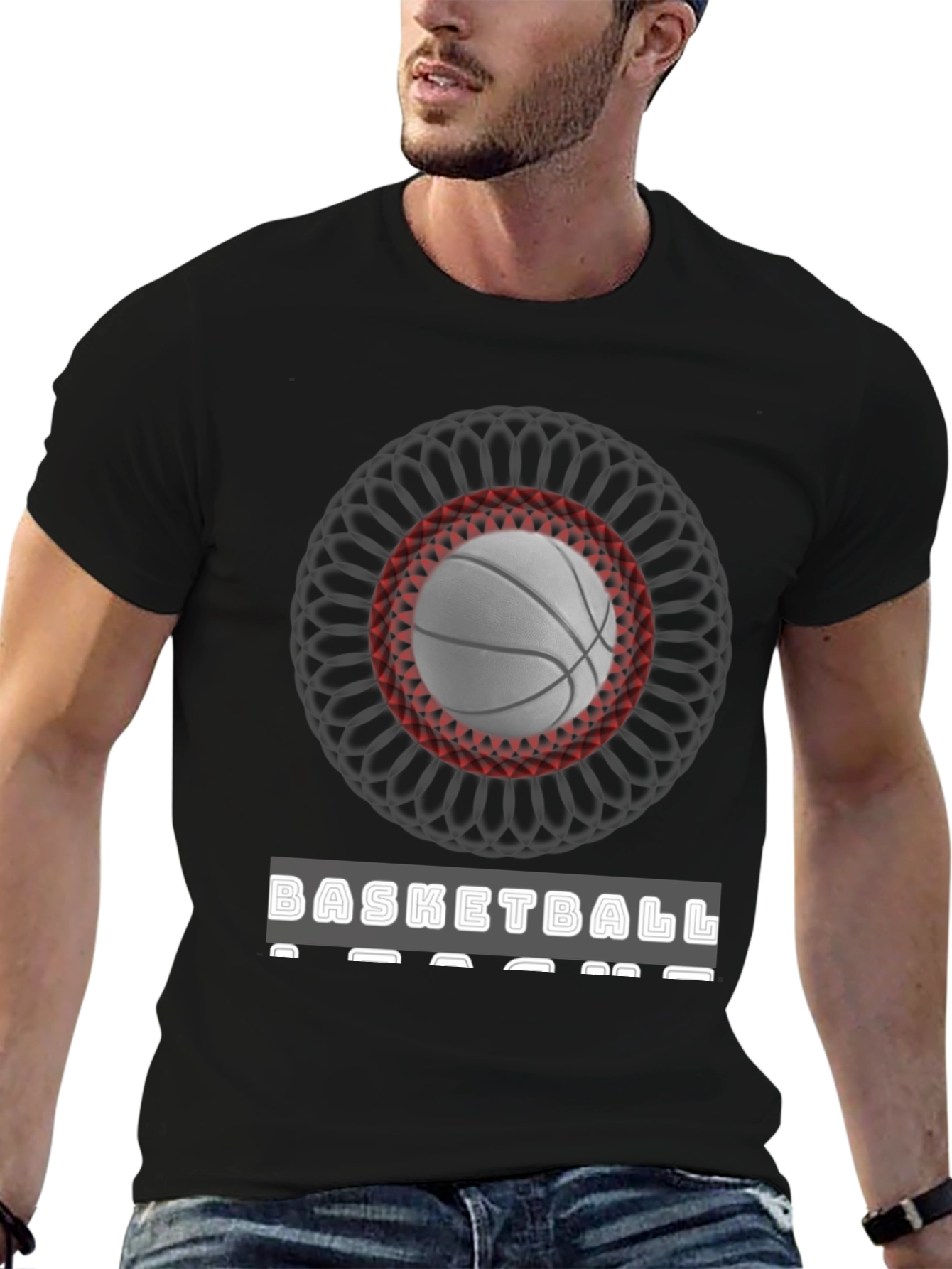 Basketball Design Graphic T-Shirt