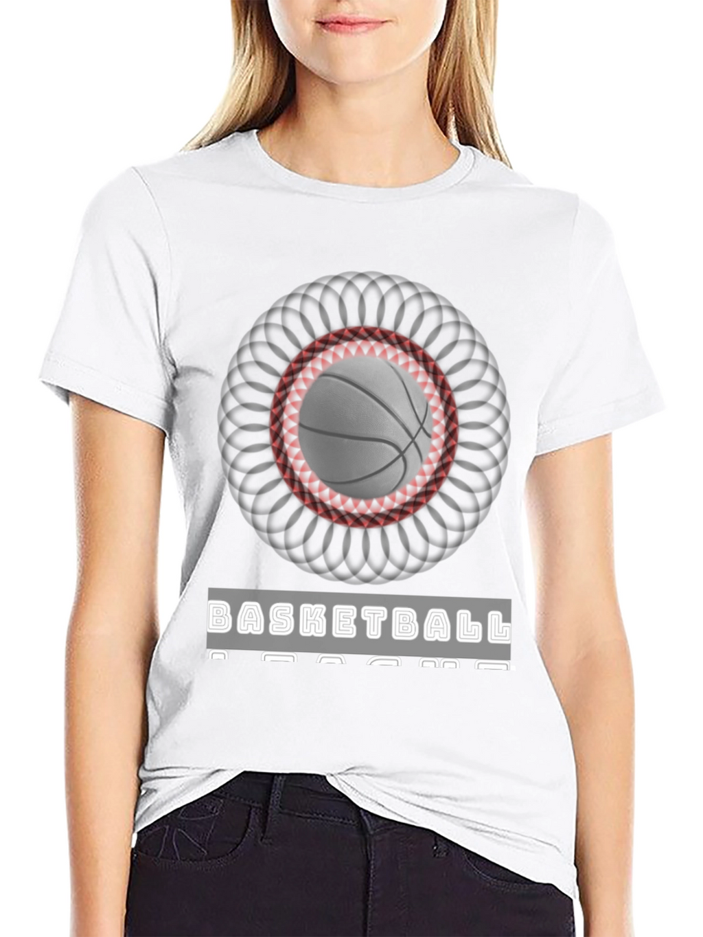 Basketball Design Graphic T-Shirt