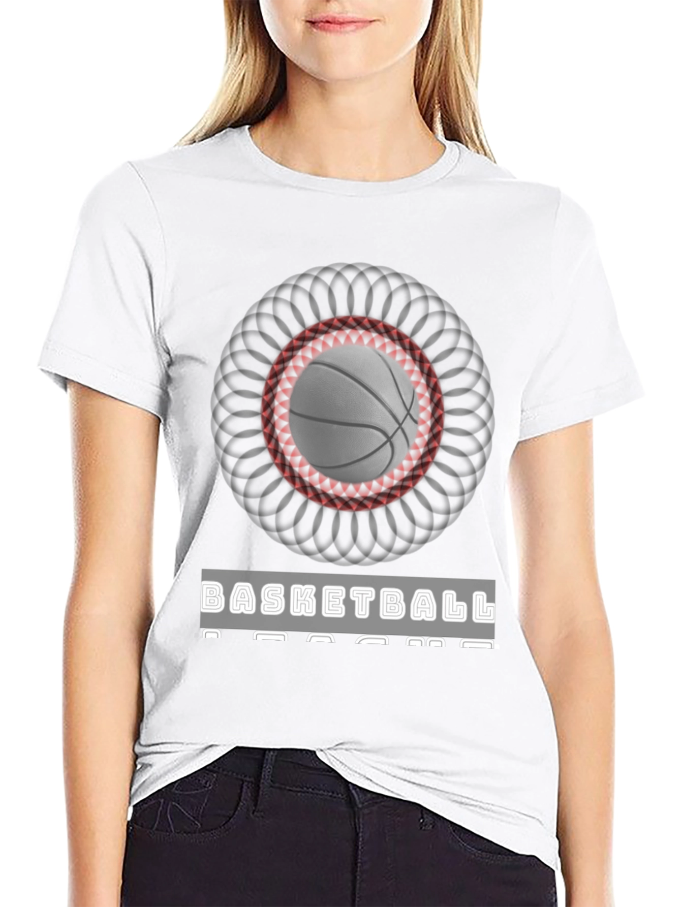Basketball Design Graphic T-Shirt