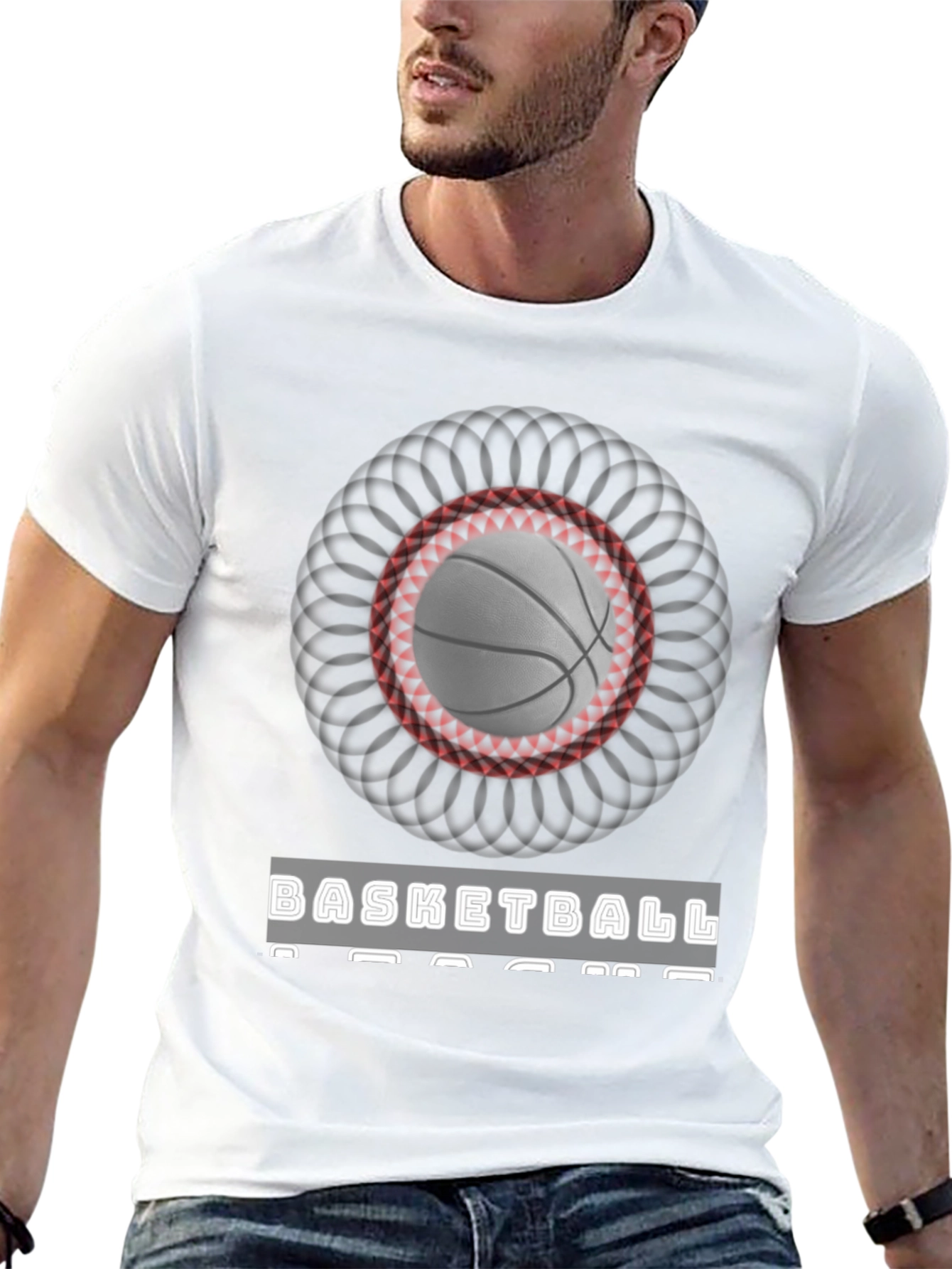 Basketball Design Graphic T-Shirt