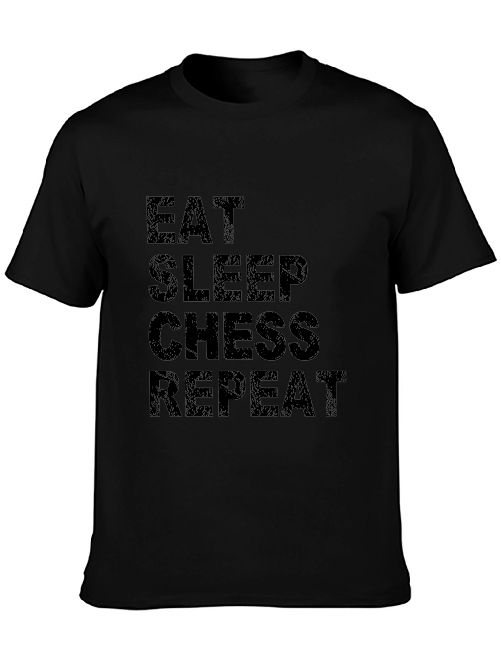Eat Sleep Chess Repeat Black T-Shirt