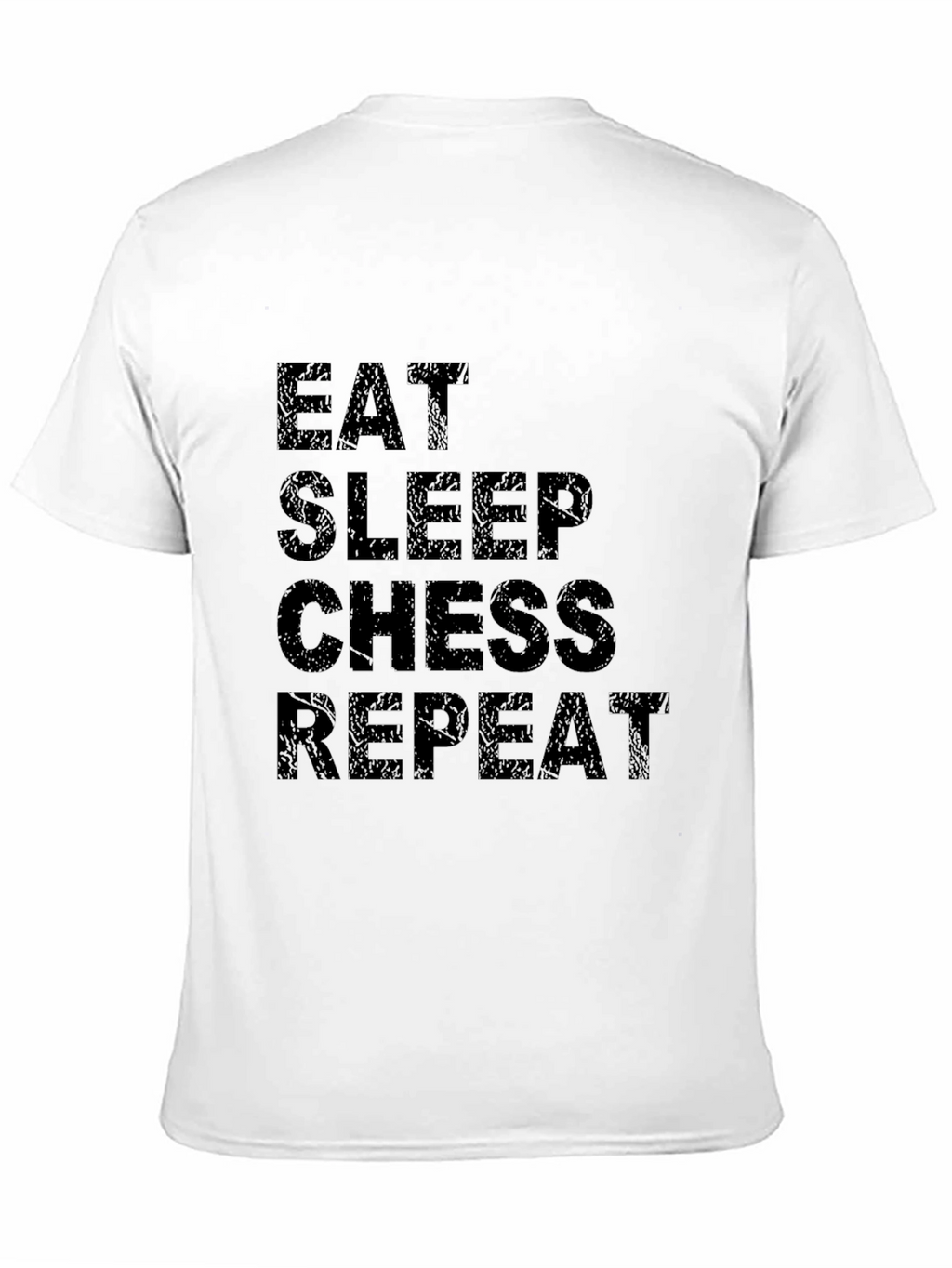 Eat Sleep Chess Repeat Black T-Shirt