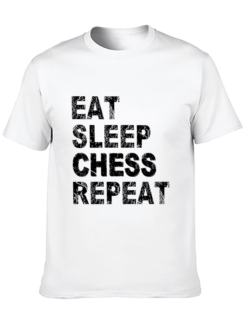 Eat Sleep Chess Repeat Black T-Shirt