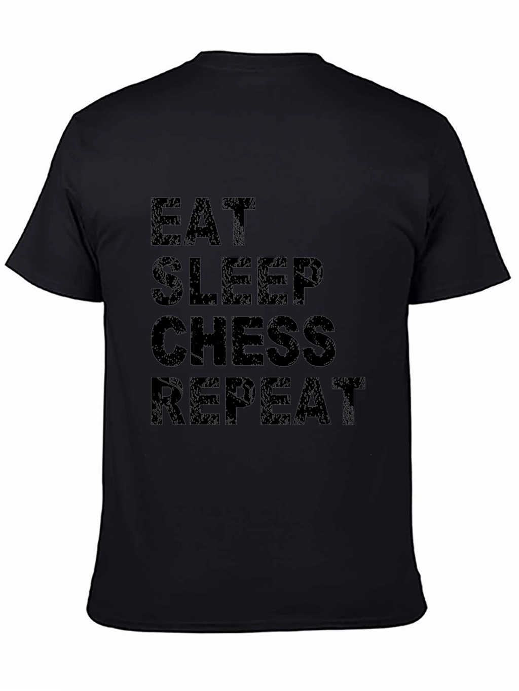 Eat Sleep Chess Repeat Black T-Shirt