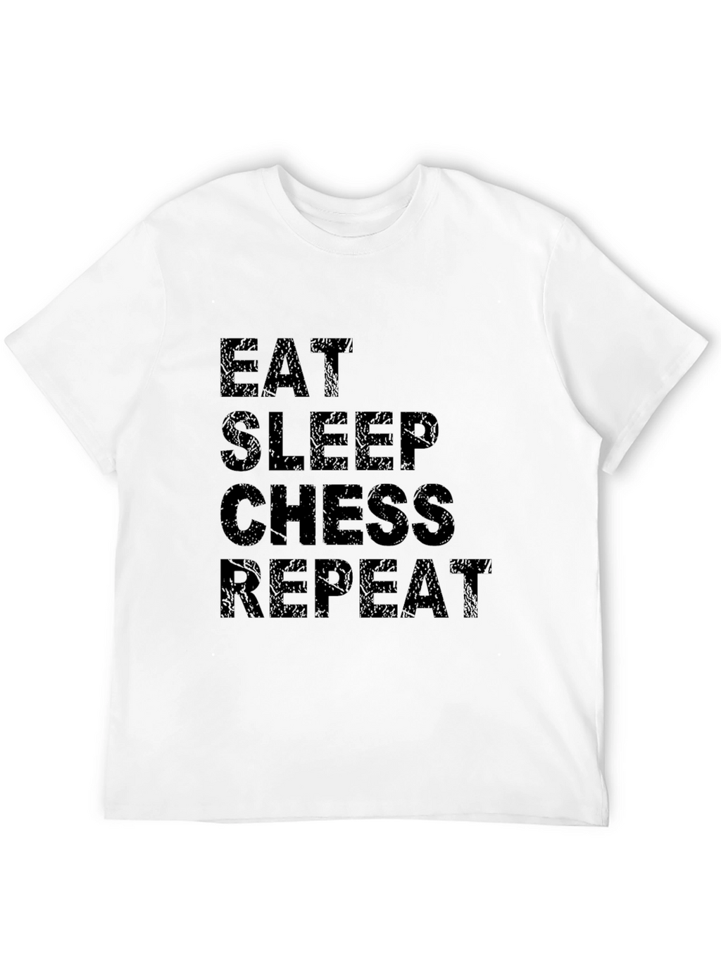Eat Sleep Chess Repeat Black T-Shirt