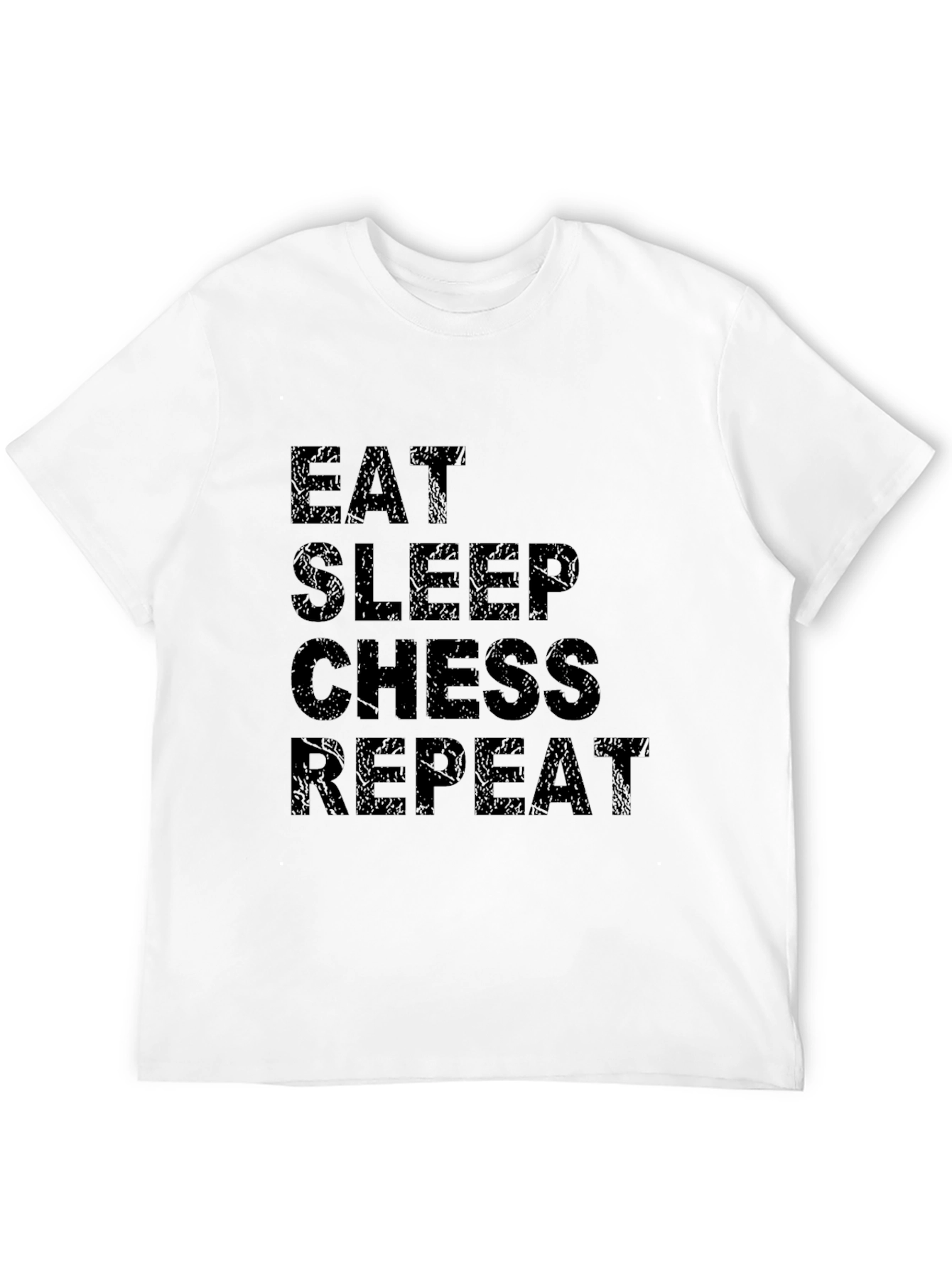 Eat Sleep Chess Repeat Black T-Shirt