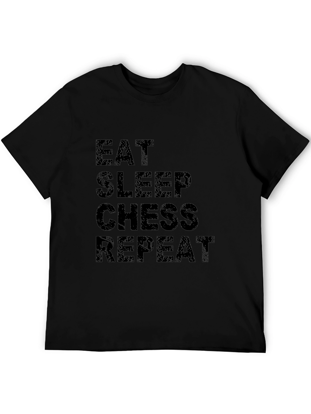 Eat Sleep Chess Repeat Black T-Shirt