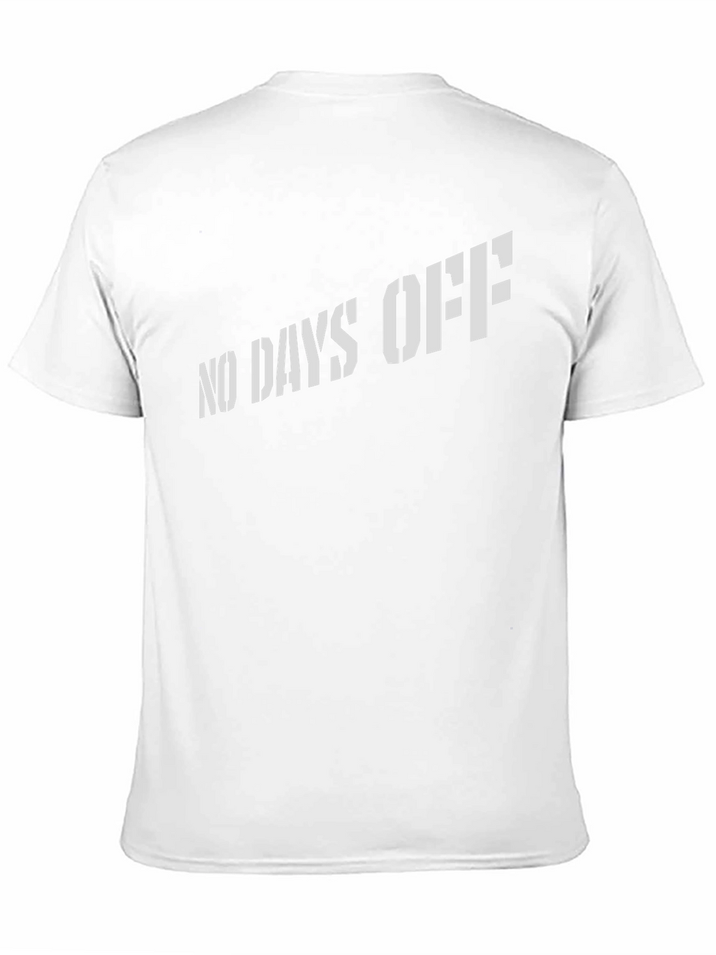 Mens No Days Off Black Graphic Tee