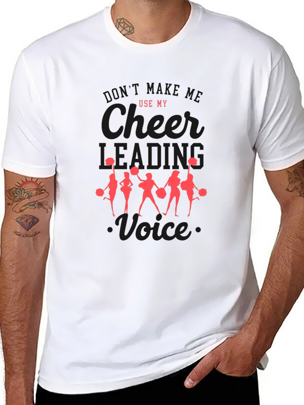Cheerleading Voice Graphic T-Shirt