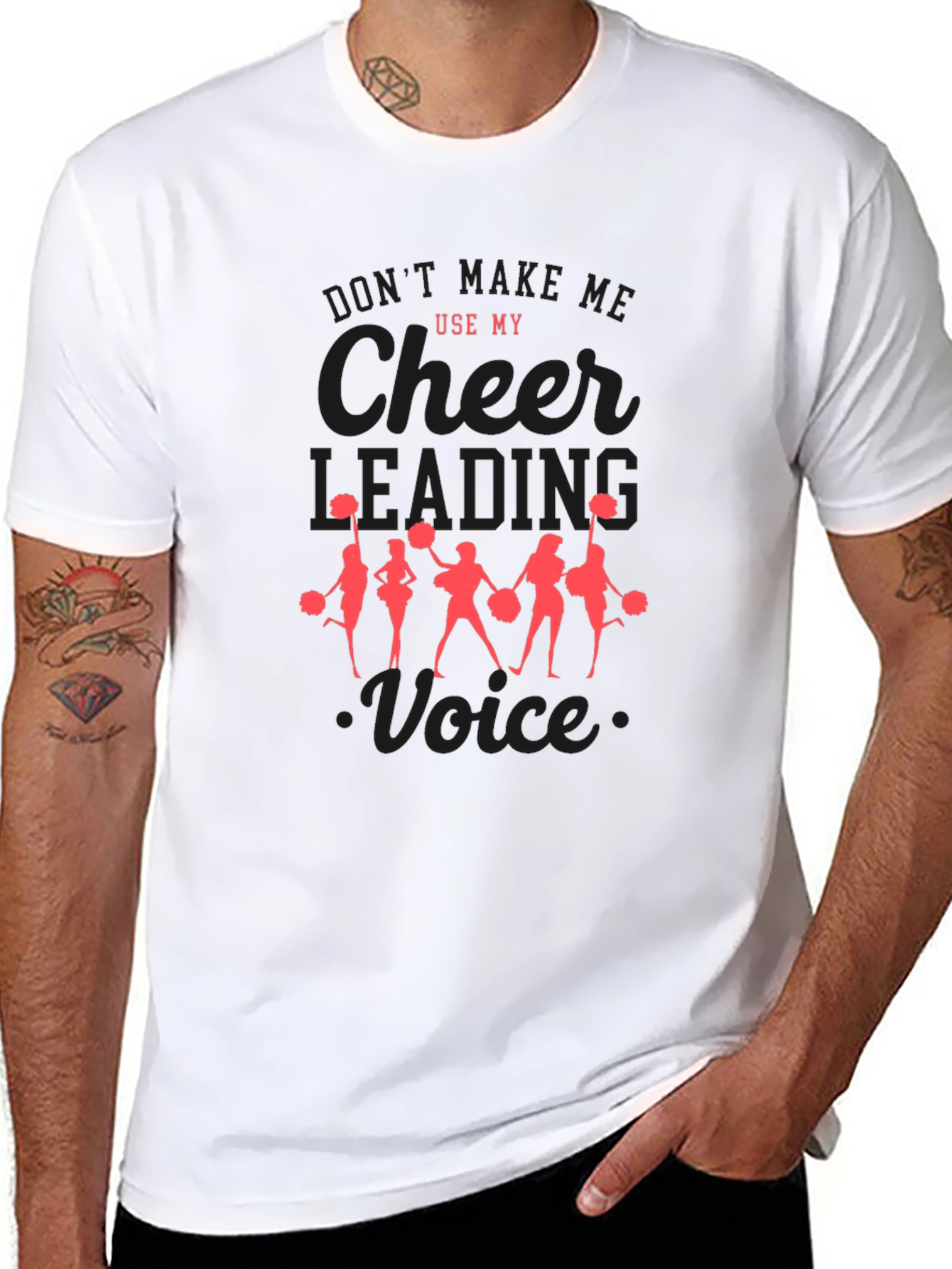 Cheerleading Voice Graphic T-Shirt