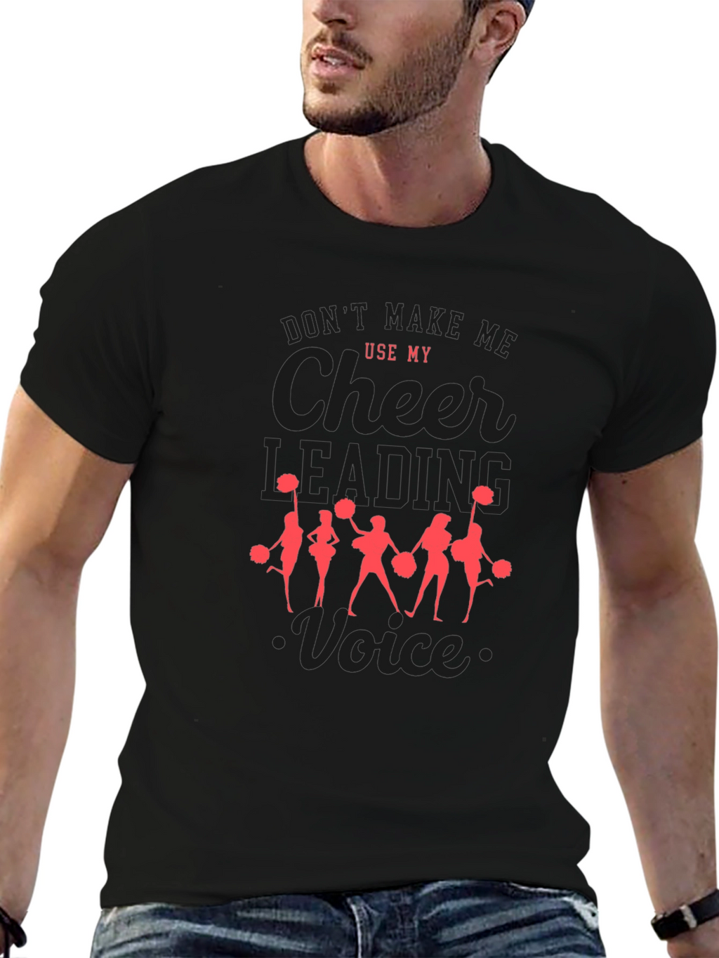 Cheerleading Voice Graphic T-Shirt