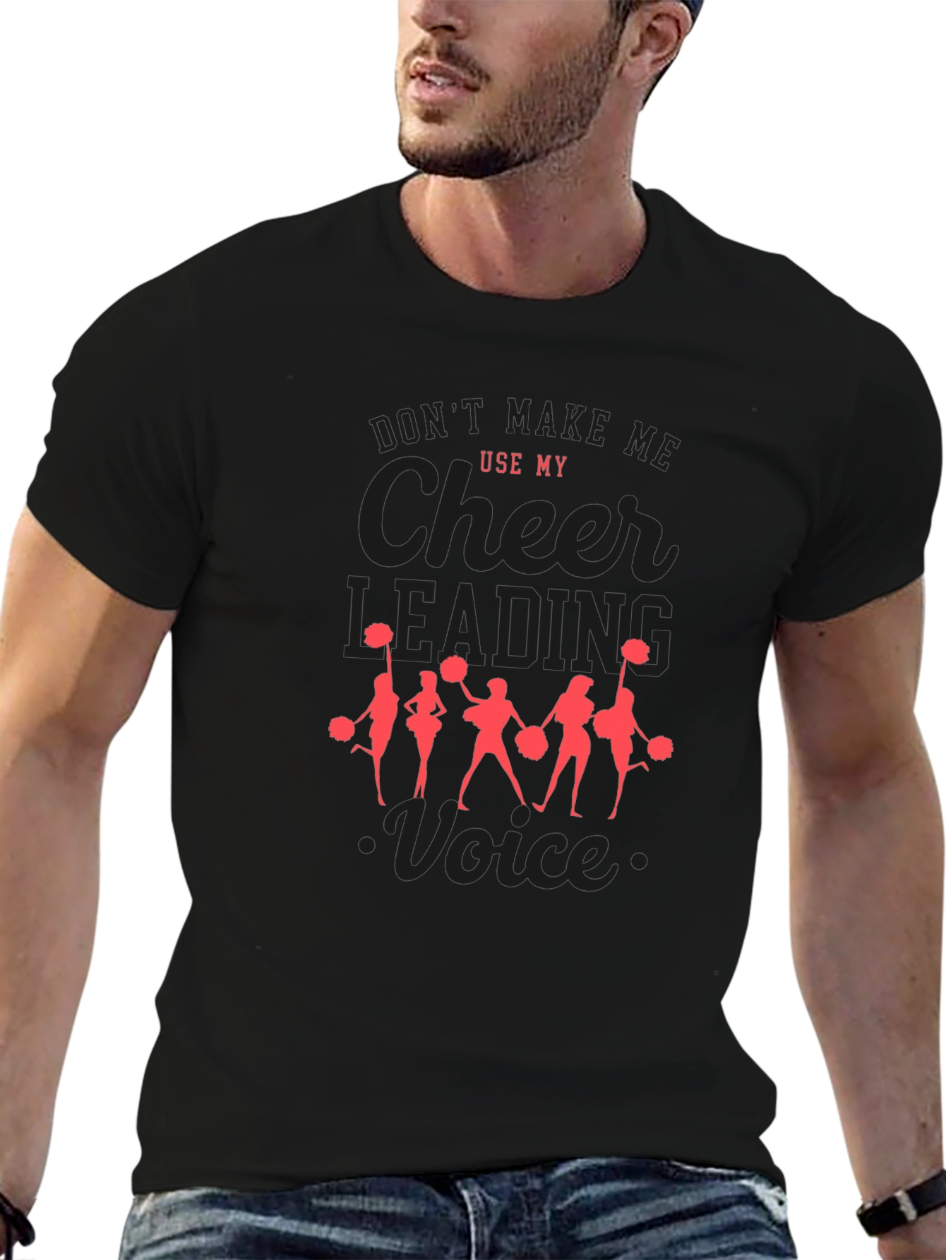 Cheerleading Voice Graphic T-Shirt