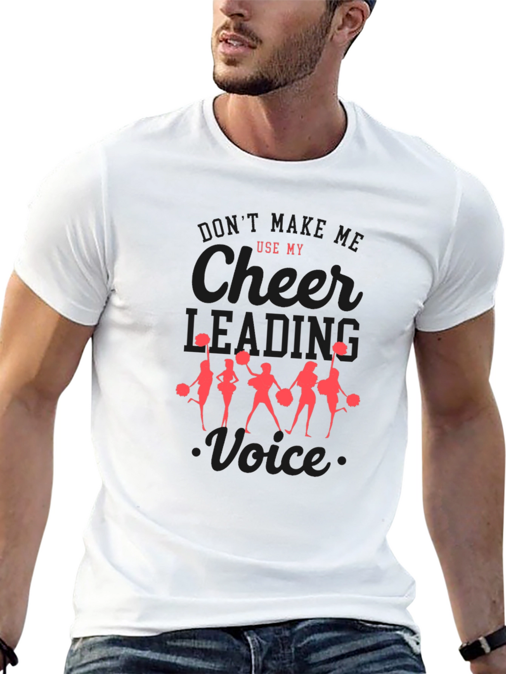 Cheerleading Voice Graphic T-Shirt