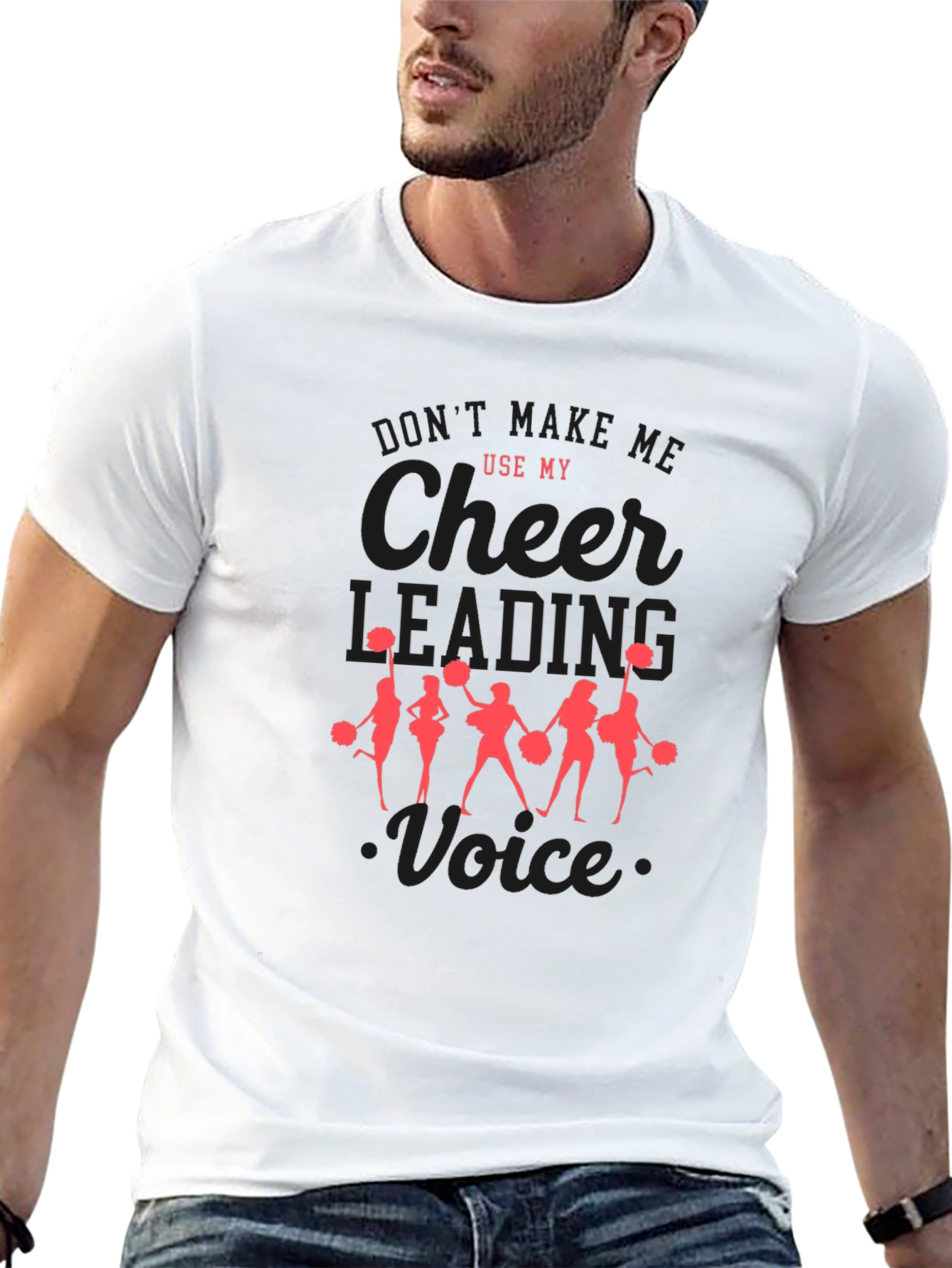 Cheerleading Voice Graphic T-Shirt