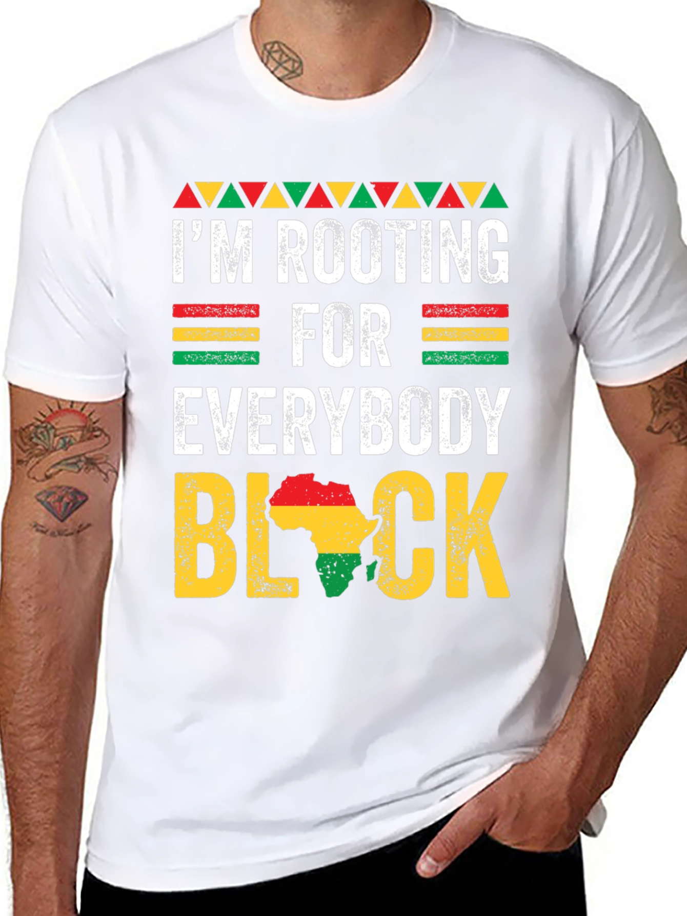 Rooting For Everybody Black T-Shirt