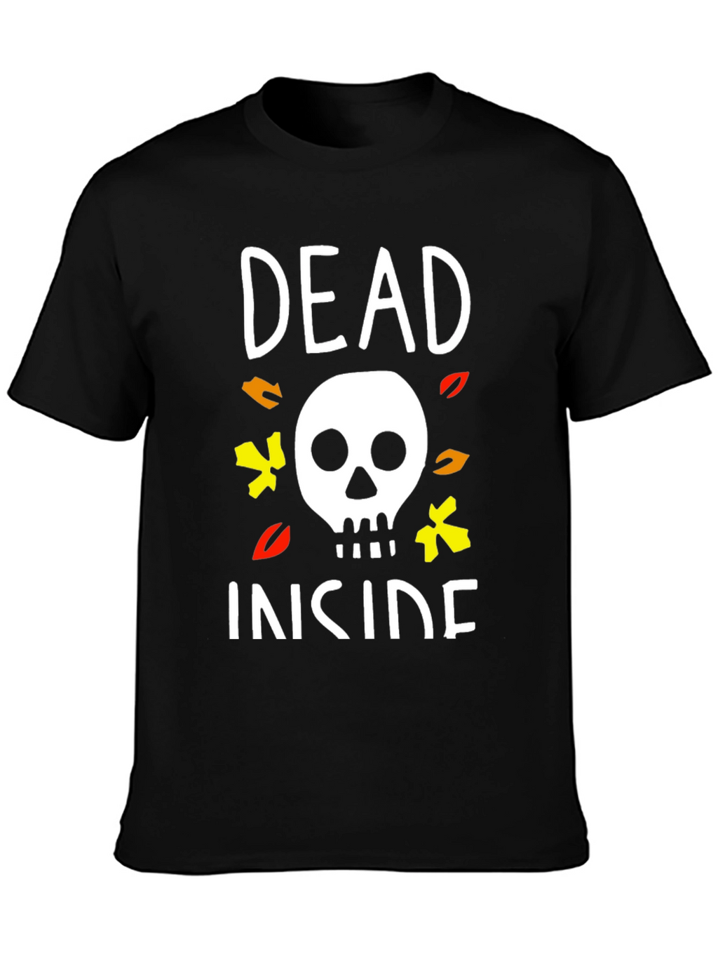Dead Inside Halloween T-Shirt Skull Graphic