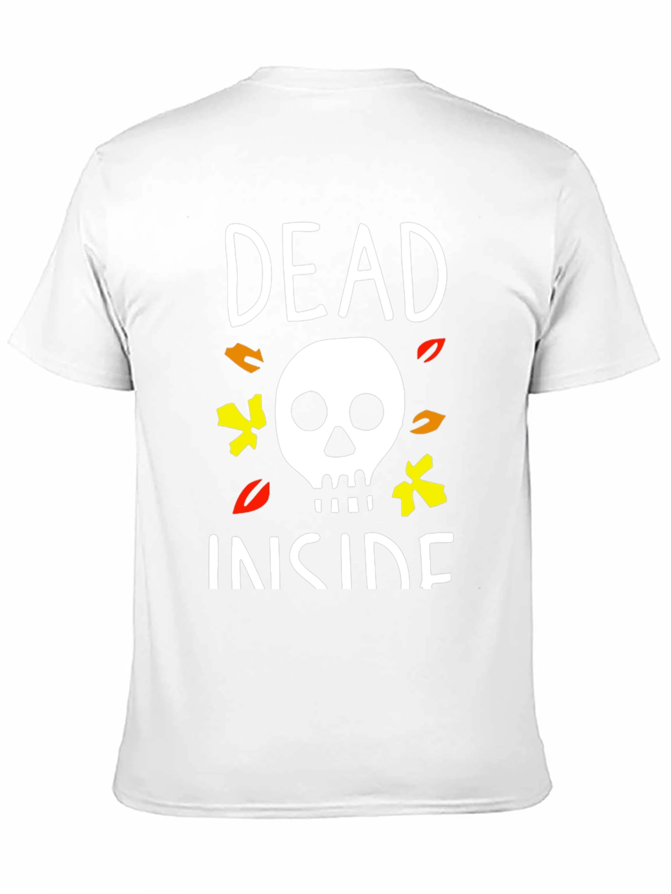 Dead Inside Halloween T-Shirt Skull Graphic