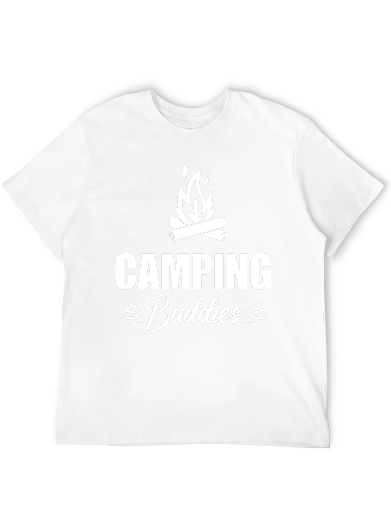 Camping Buddies Graphic T-Shirt - Black