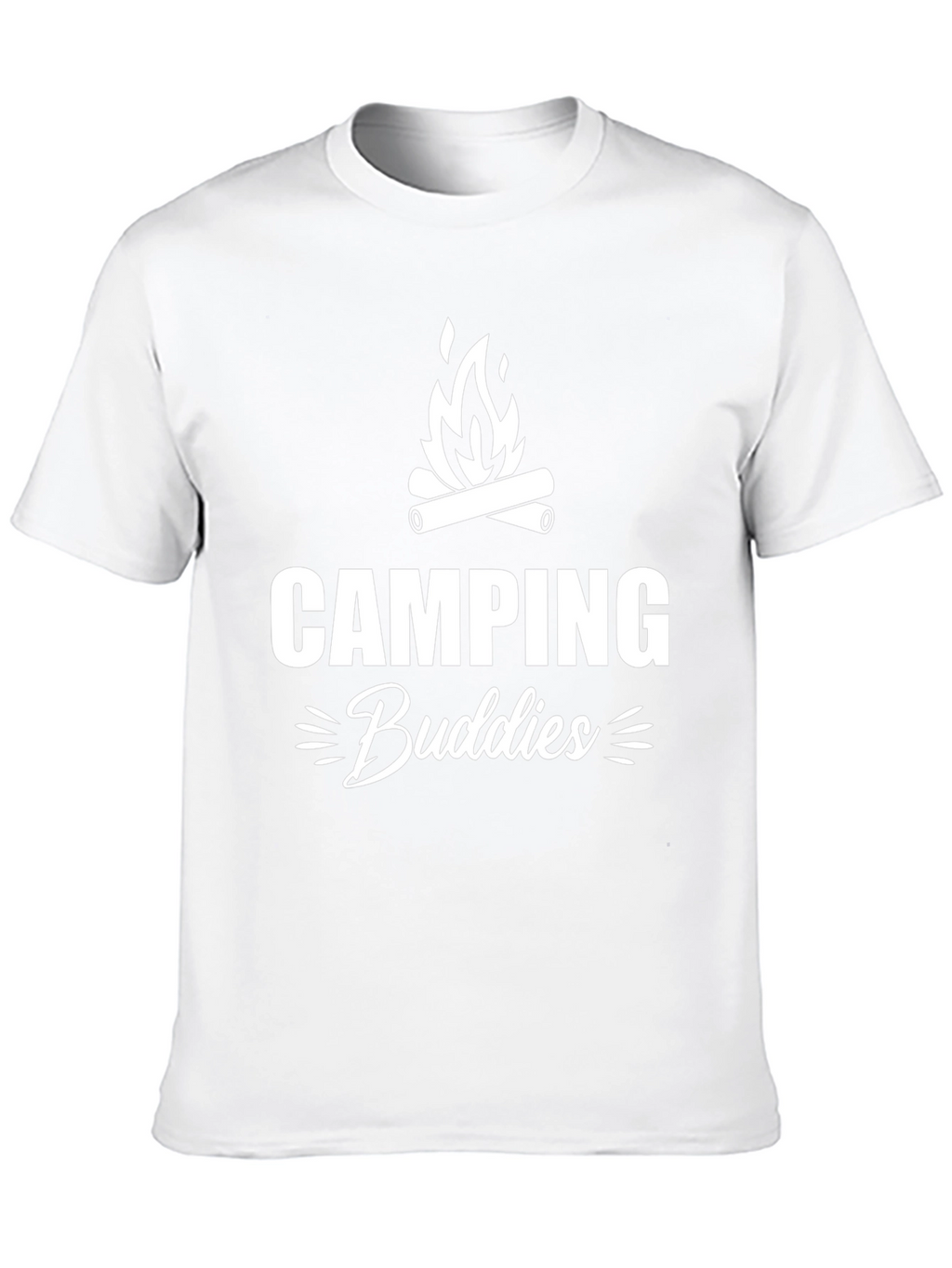 Camping Buddies Graphic T-Shirt - Black