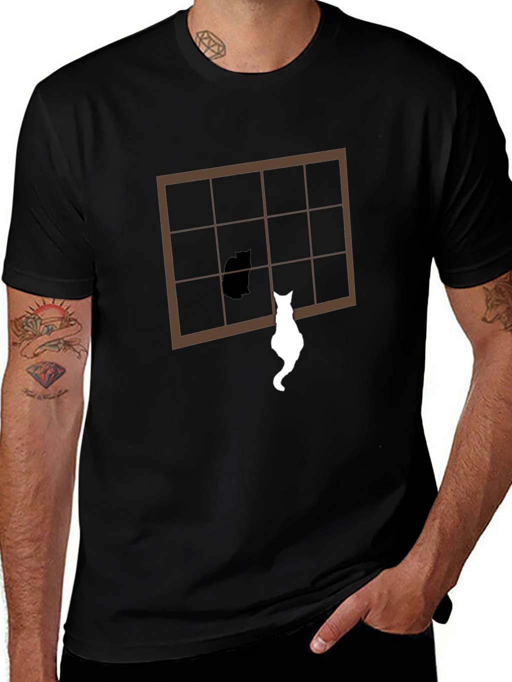 Cat Gazing T-Shirt