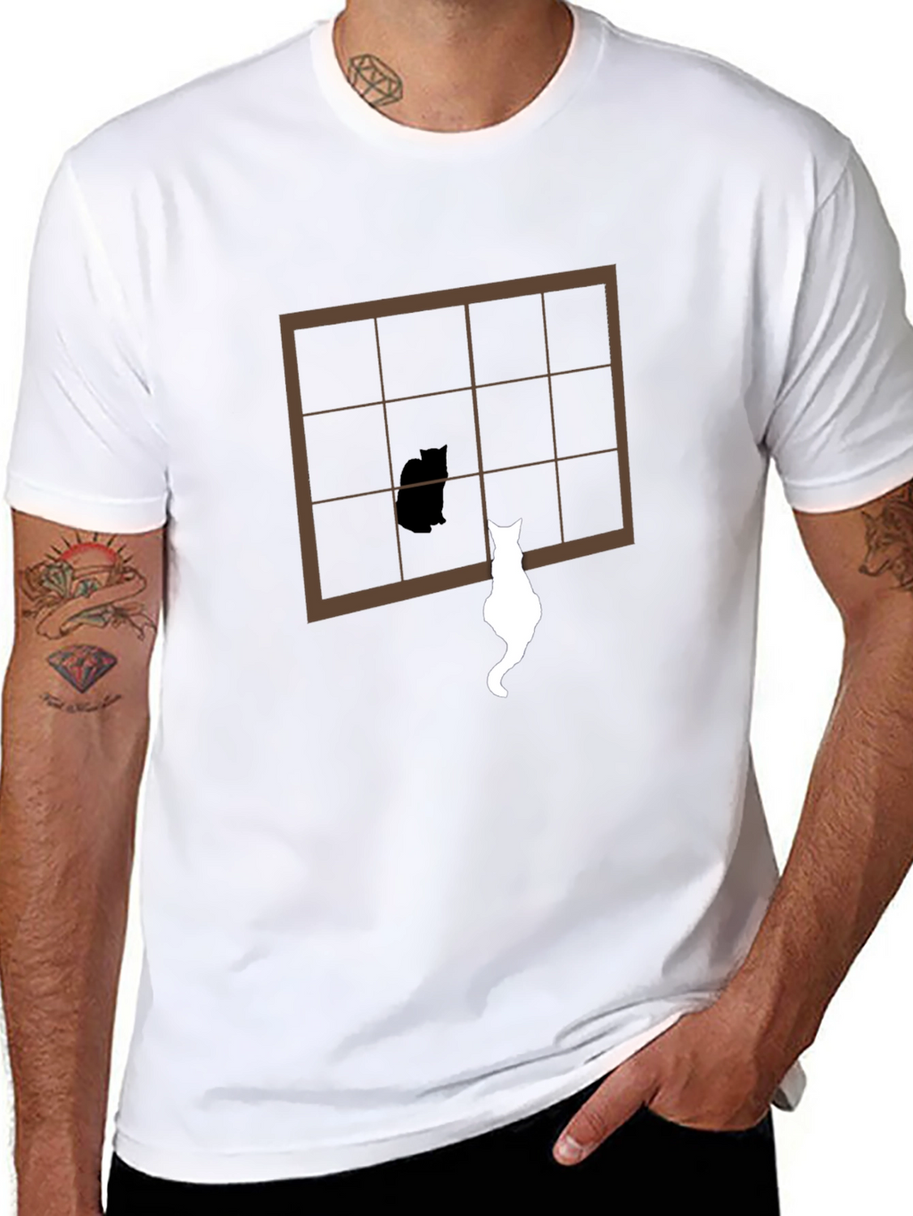 Cat Gazing T-Shirt