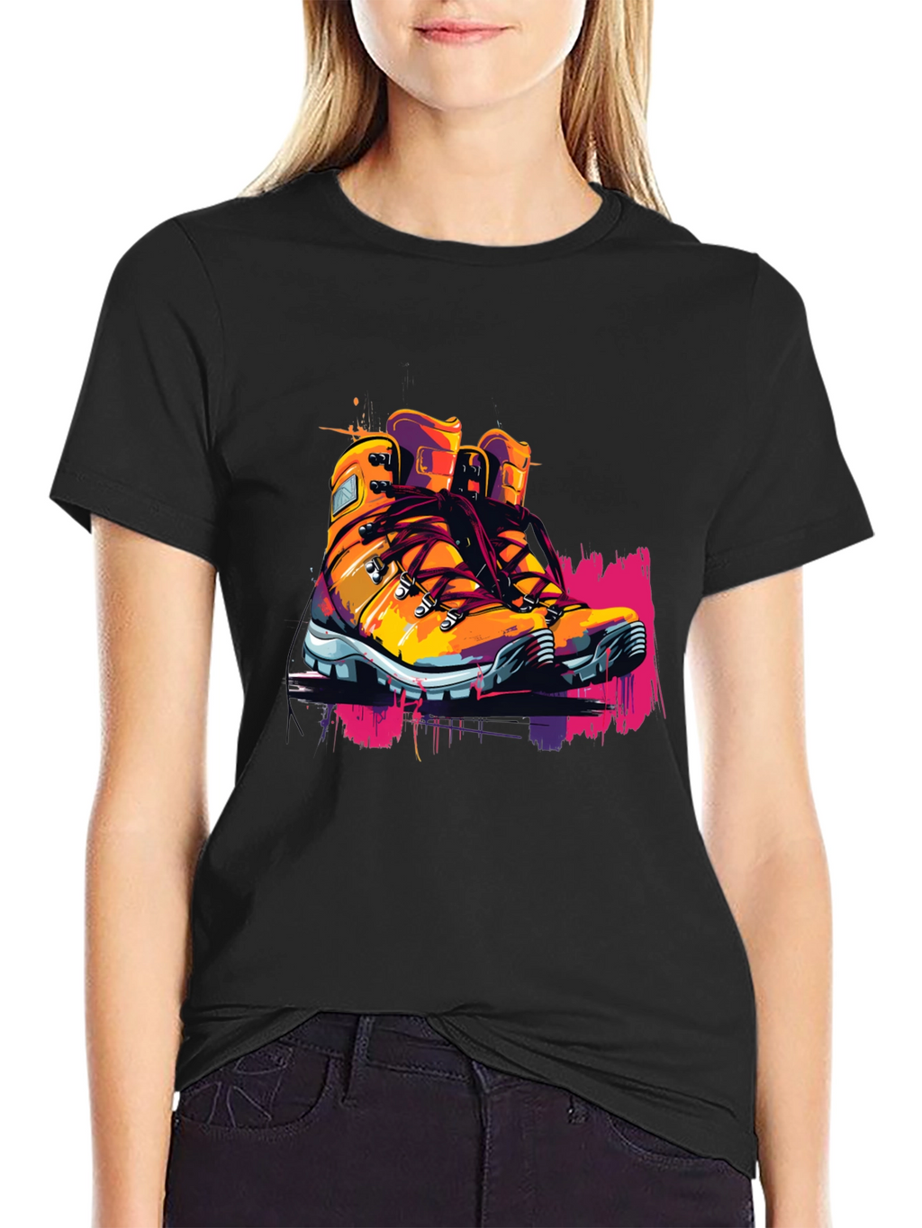 Hiking Boot Graphic Tee - Adventure Ready!
