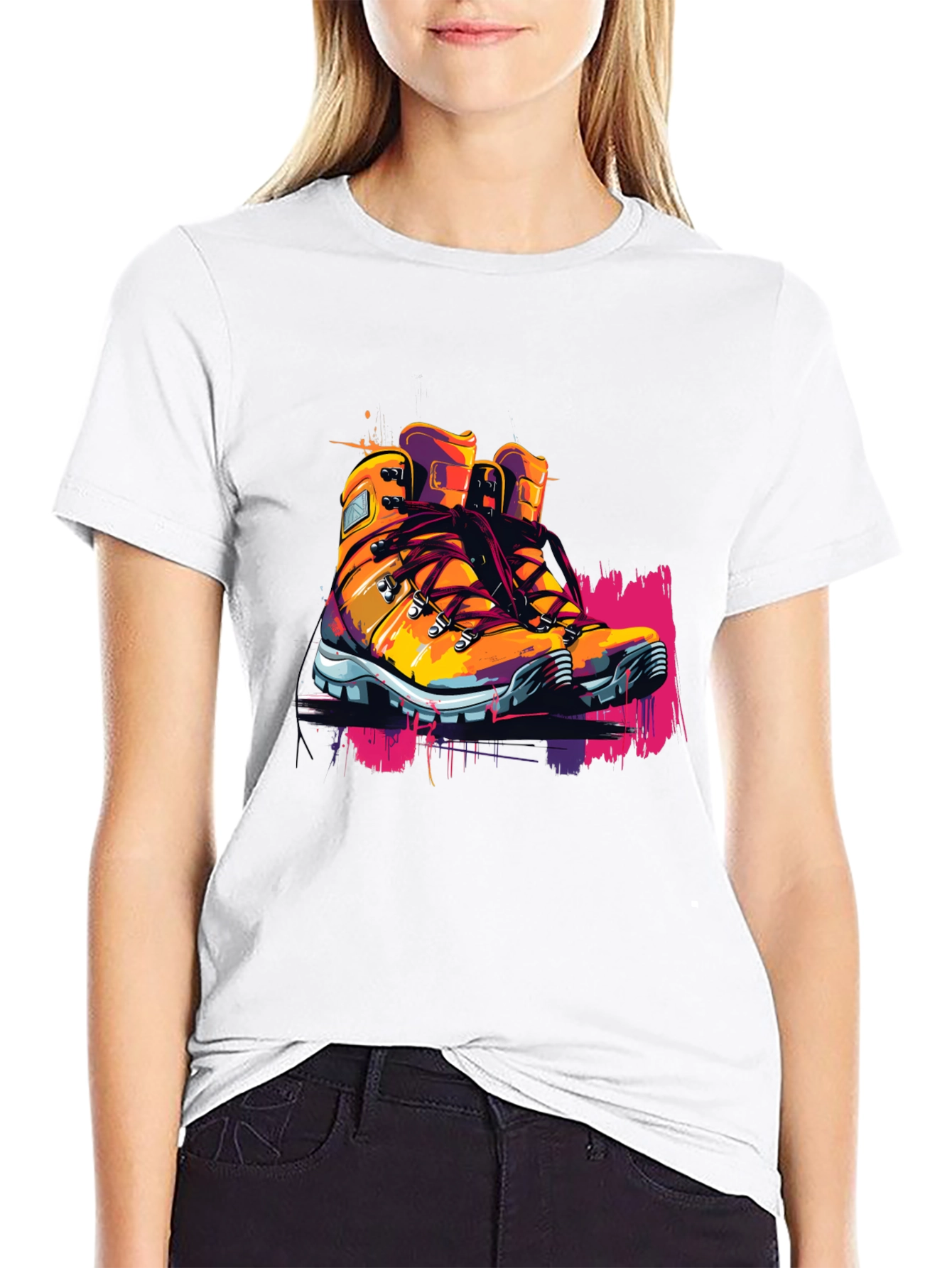 Hiking Boot Graphic Tee - Adventure Ready!