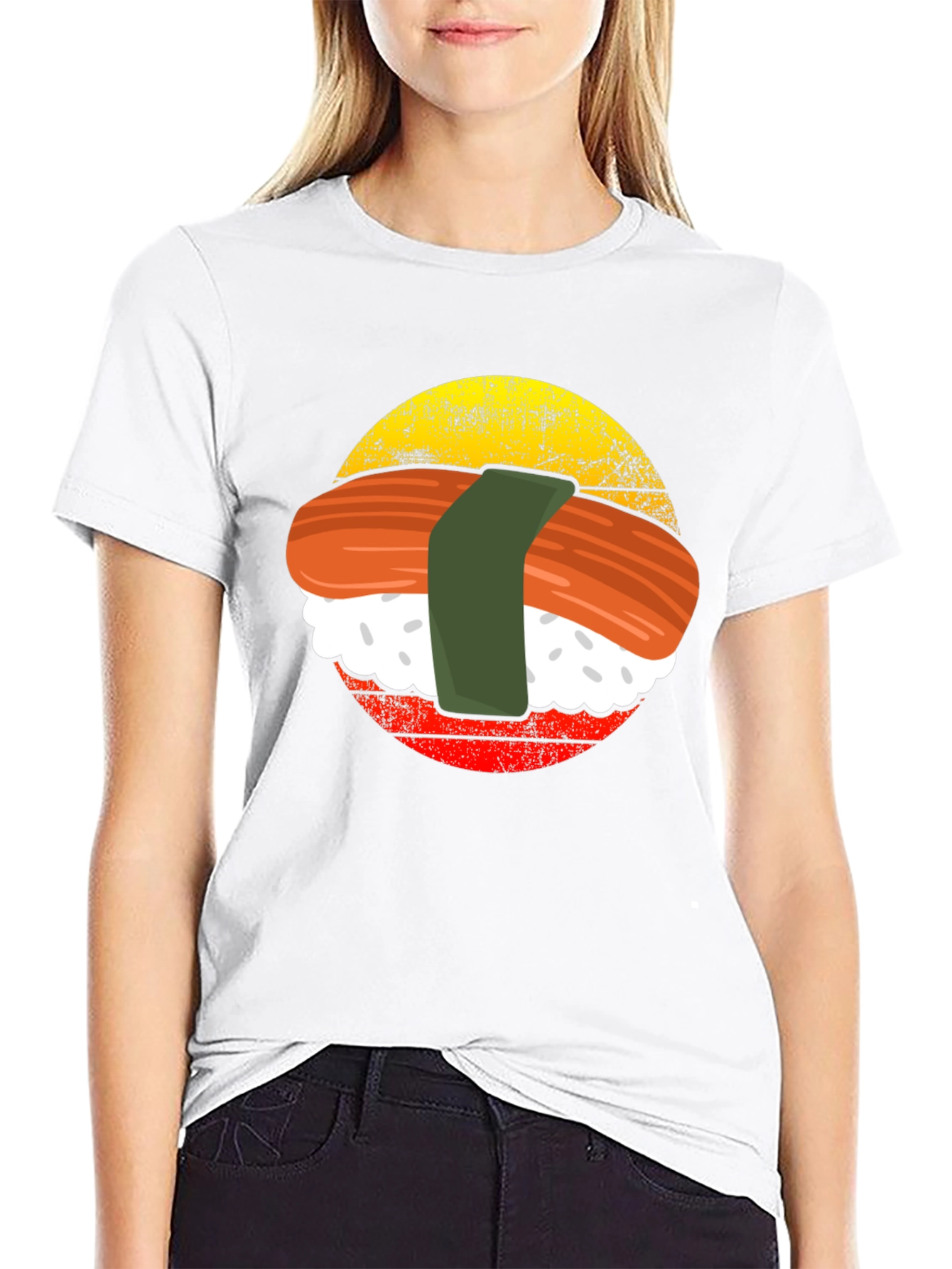 Sushi Graphic T-Shirt - Retro Style Tee