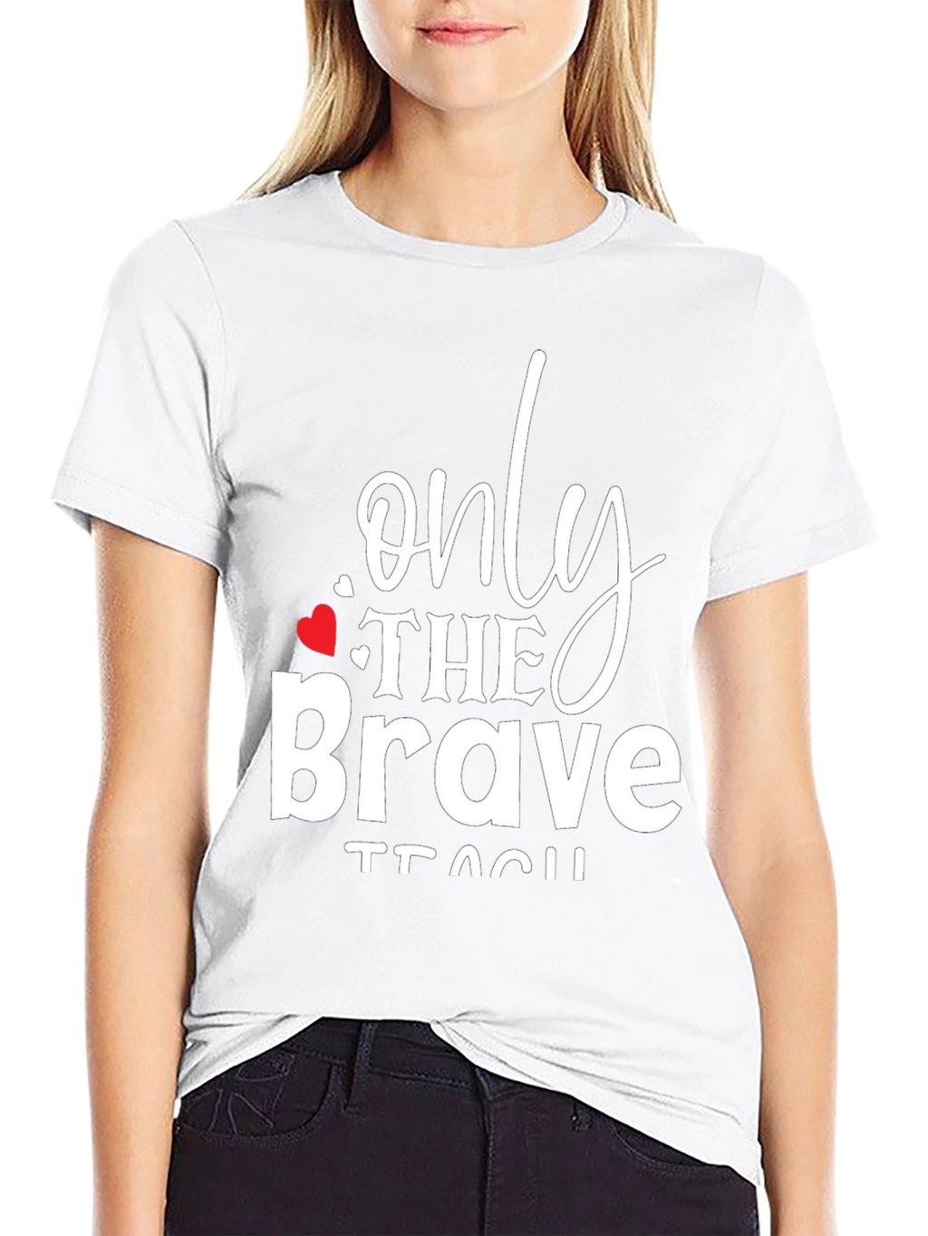 Only The Brave Teach Graphic Tee