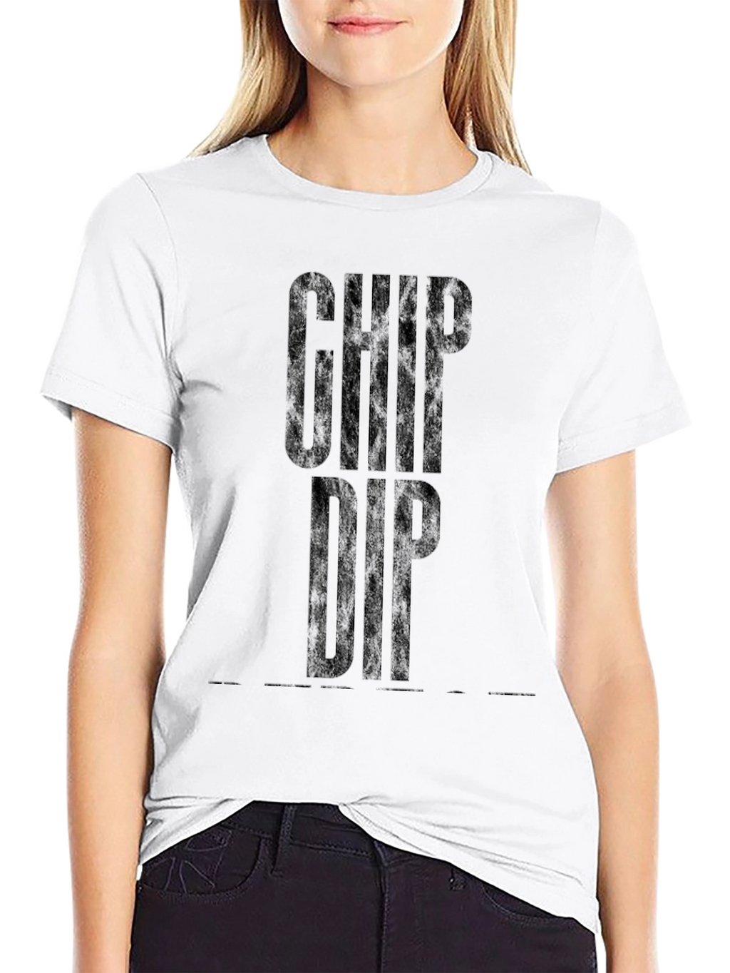 Chip Dip Graphic T-Shirt - Black