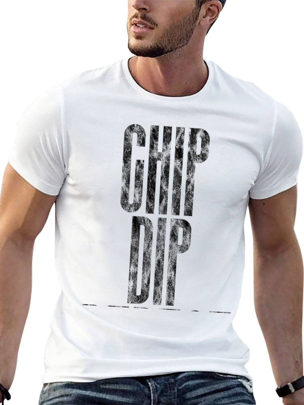Chip Dip Graphic T-Shirt - Black