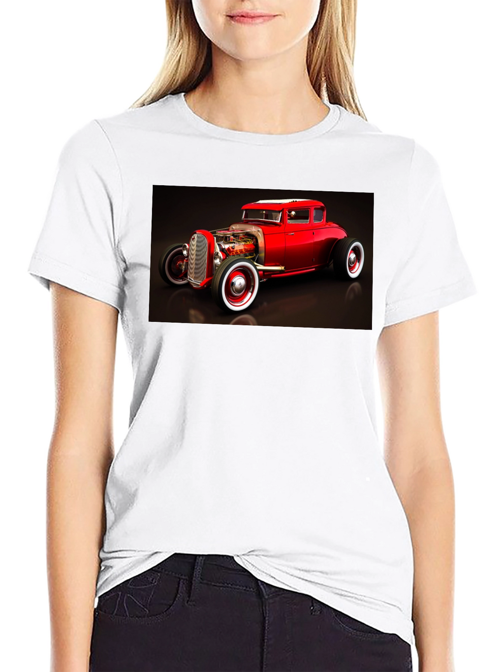 Hot Rod Graphic Tee - Black
