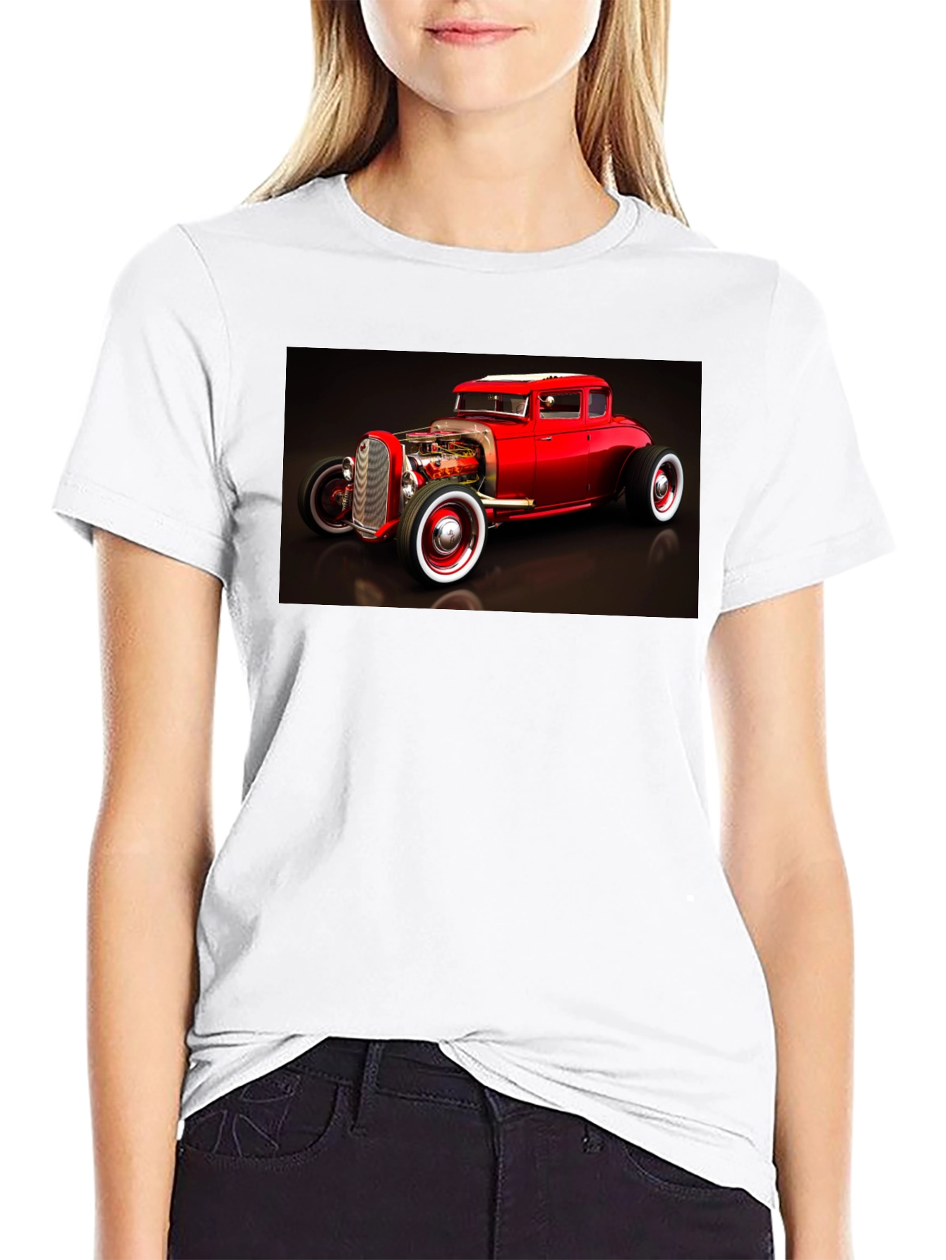 Hot Rod Graphic Tee - Black