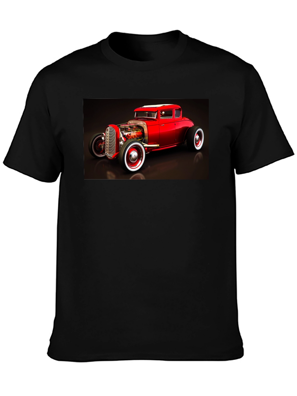 Hot Rod Graphic Tee - Black