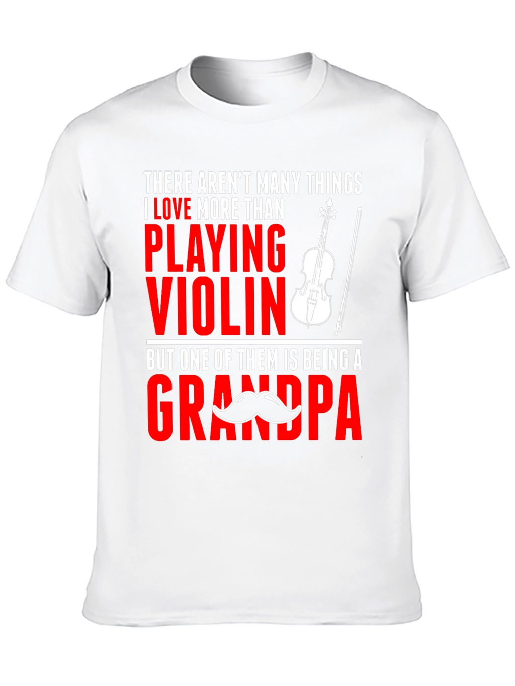Violin Grandpa T-Shirt: Love Playing Grandpa Tee