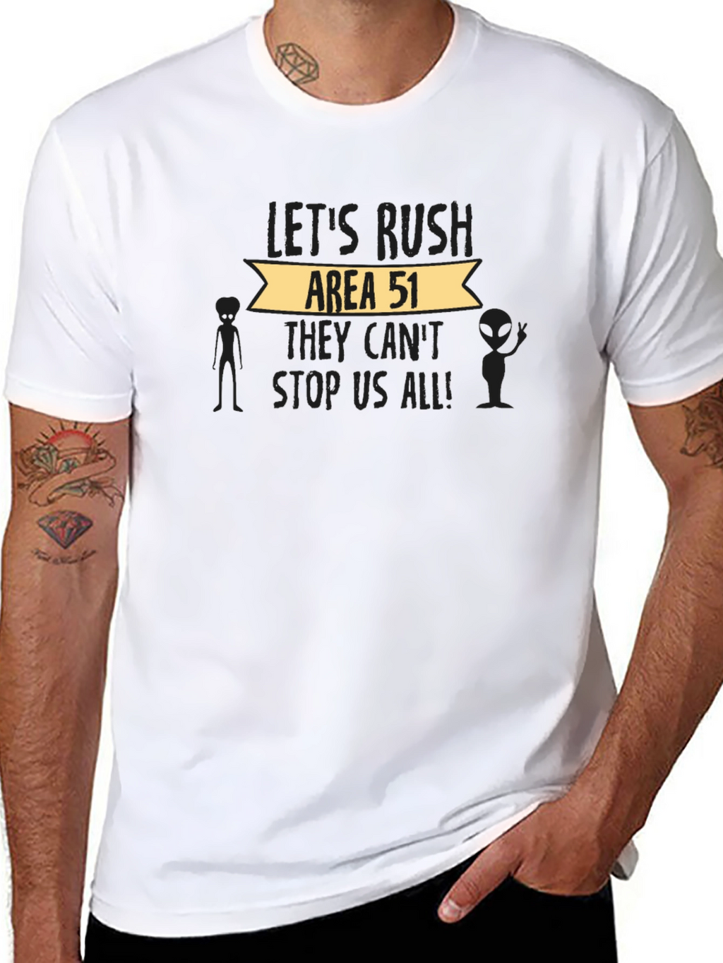 Lets Rush Area 51 T-Shirt
