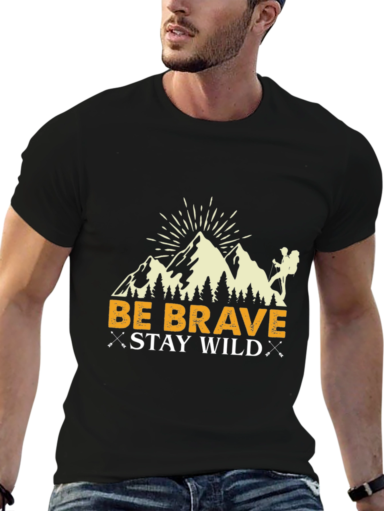 Be Brave Stay Wild Graphic Tee