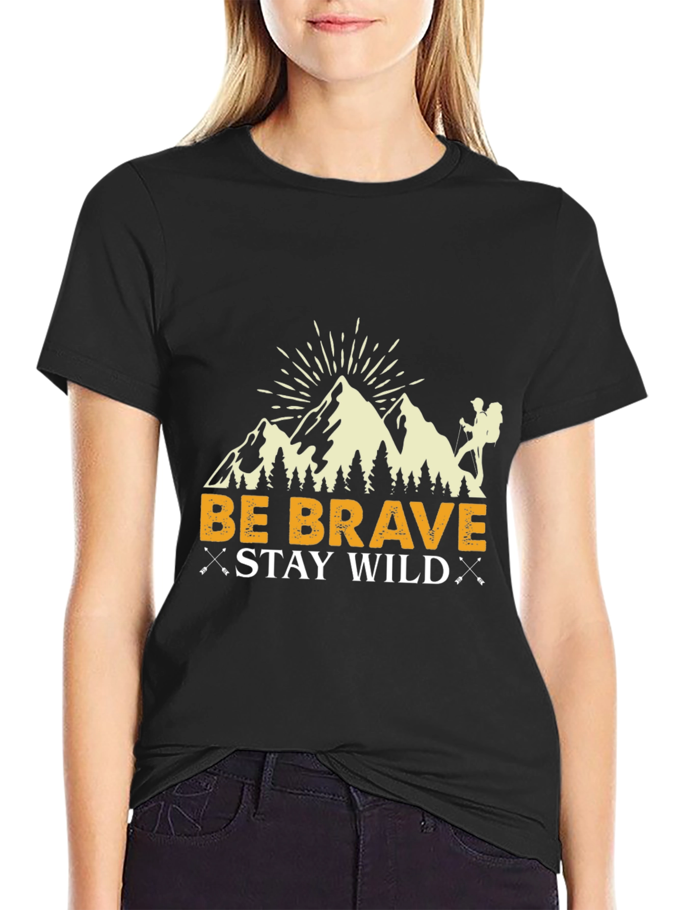 Be Brave Stay Wild Graphic Tee