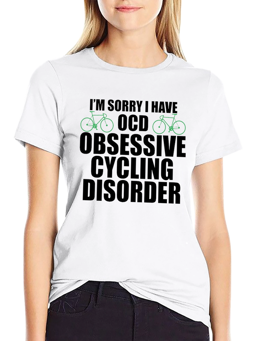 OCD Obsessive Cycling Disorder T-Shirt Funny Biker Tee