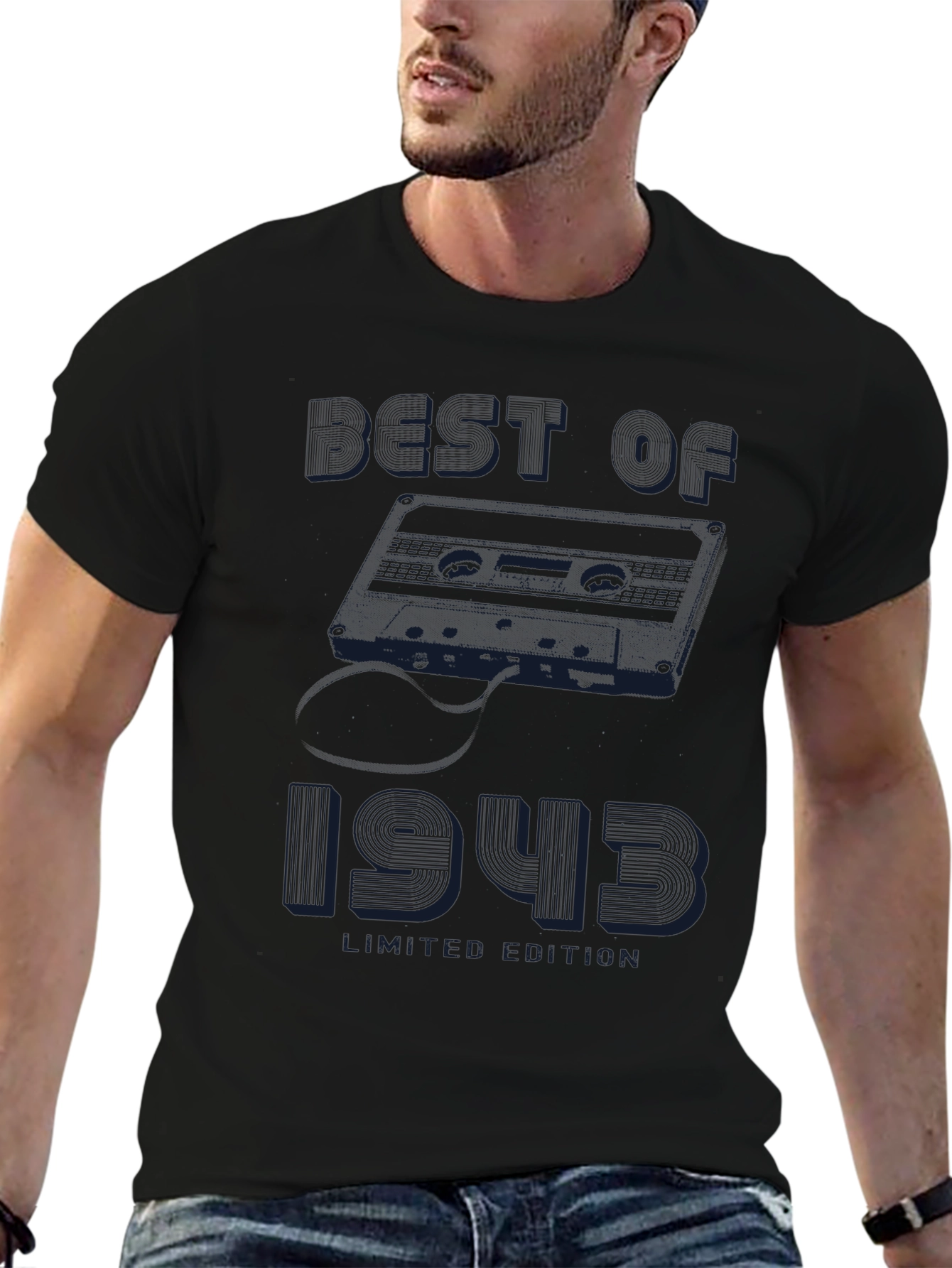 Best of 1943 Black Graphic T-Shirt