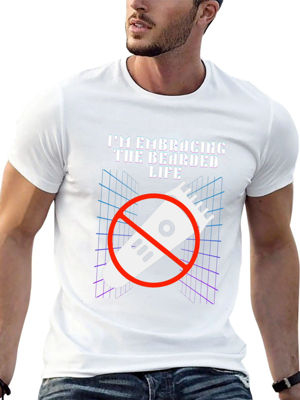 Bearded Life T-Shirt - Embrace the Beard