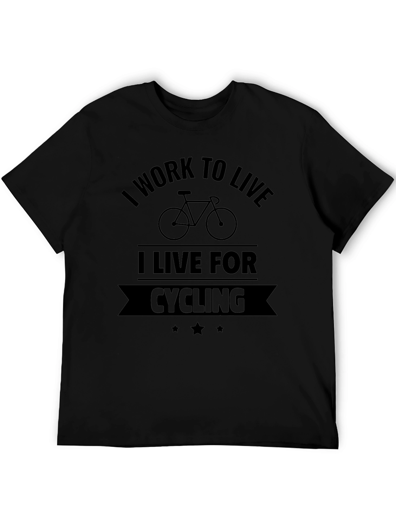 Cycling T-Shirt: Work to Live Live for Cycling