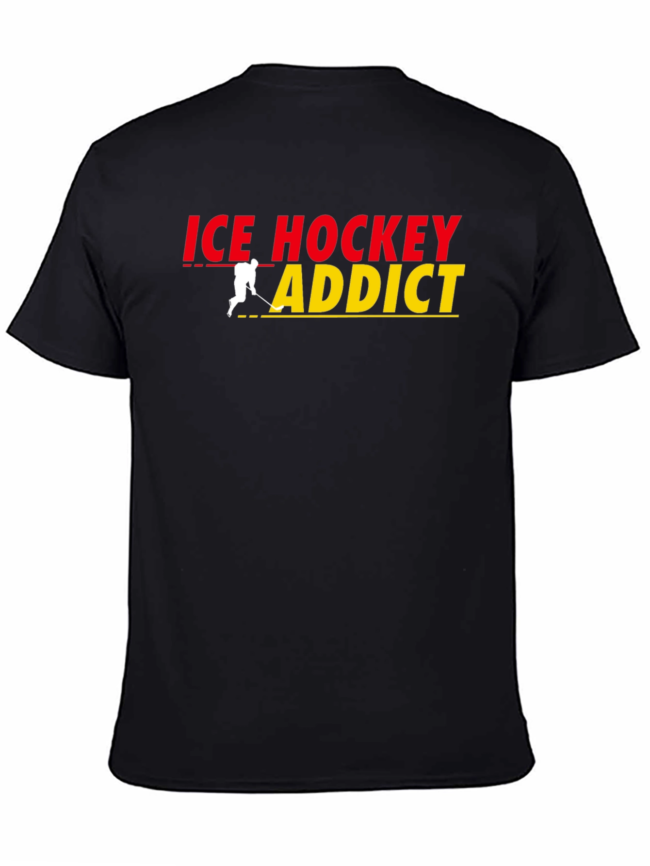 Ice Hockey Addict Graphic T-Shirt