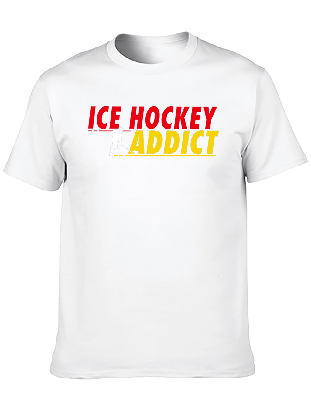 Ice Hockey Addict Graphic T-Shirt