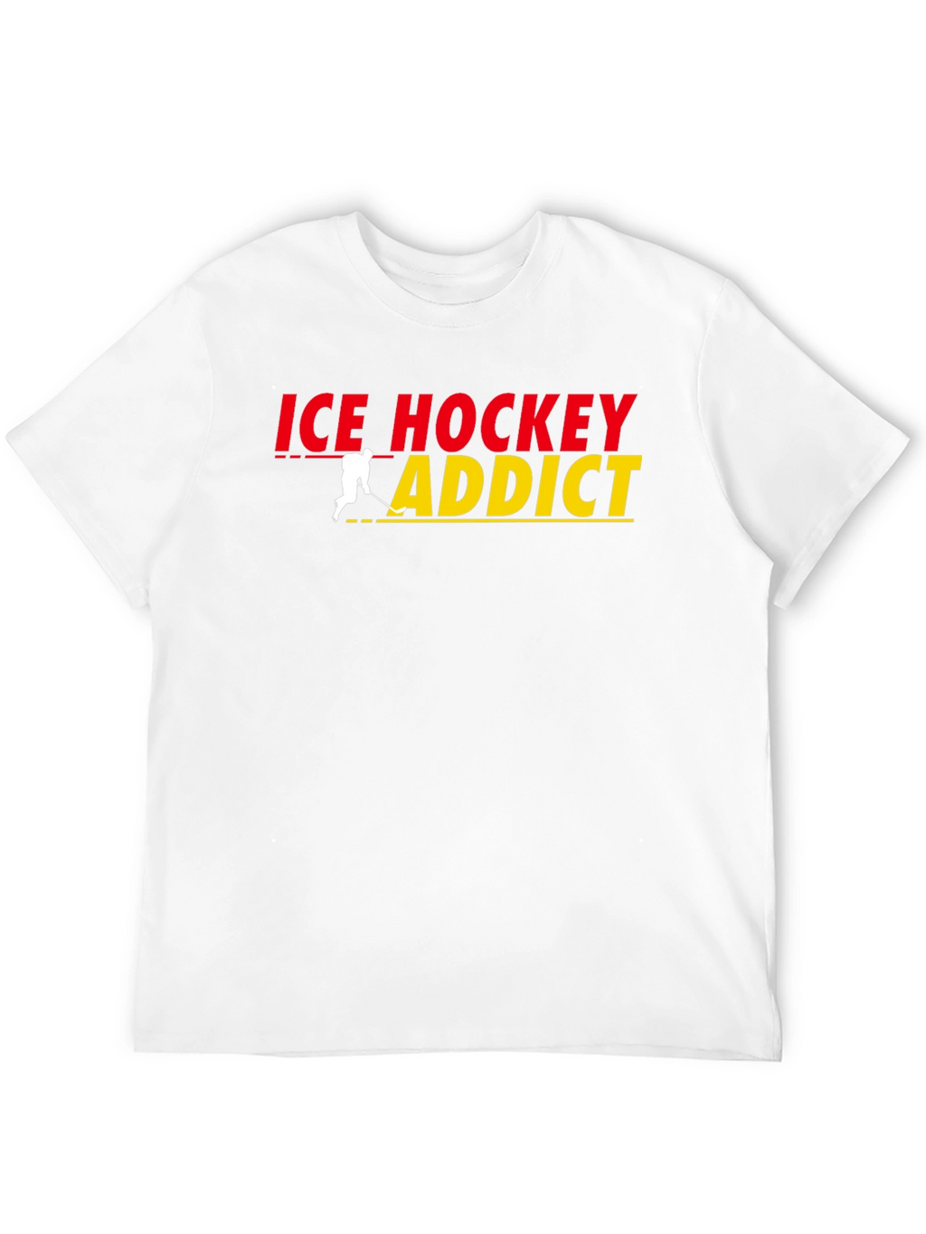 Ice Hockey Addict Graphic T-Shirt