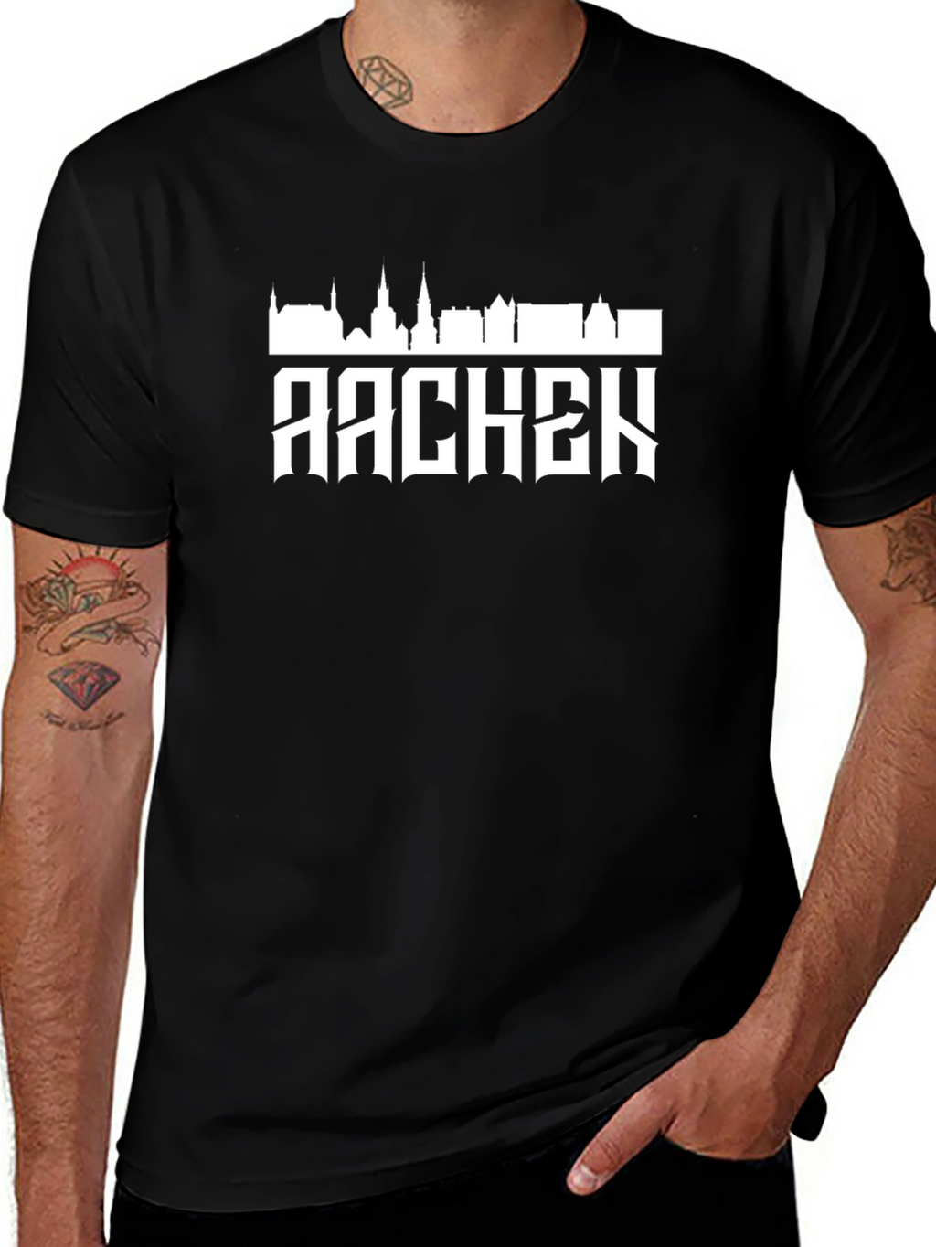 Aachen Skyline Graphic Tee - City Pride